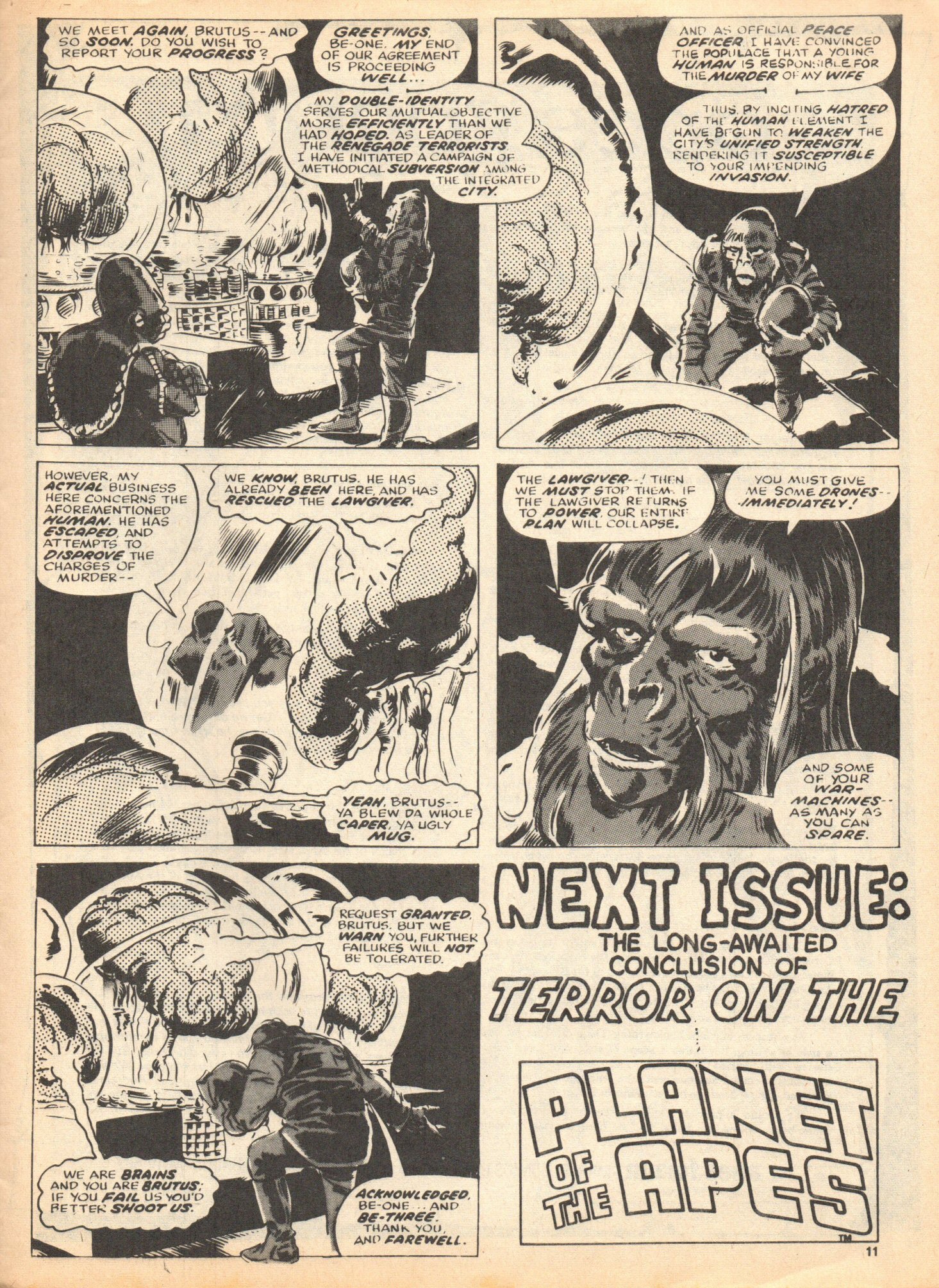 Read online Planet of the Apes (1974) comic -  Issue #18 - 11