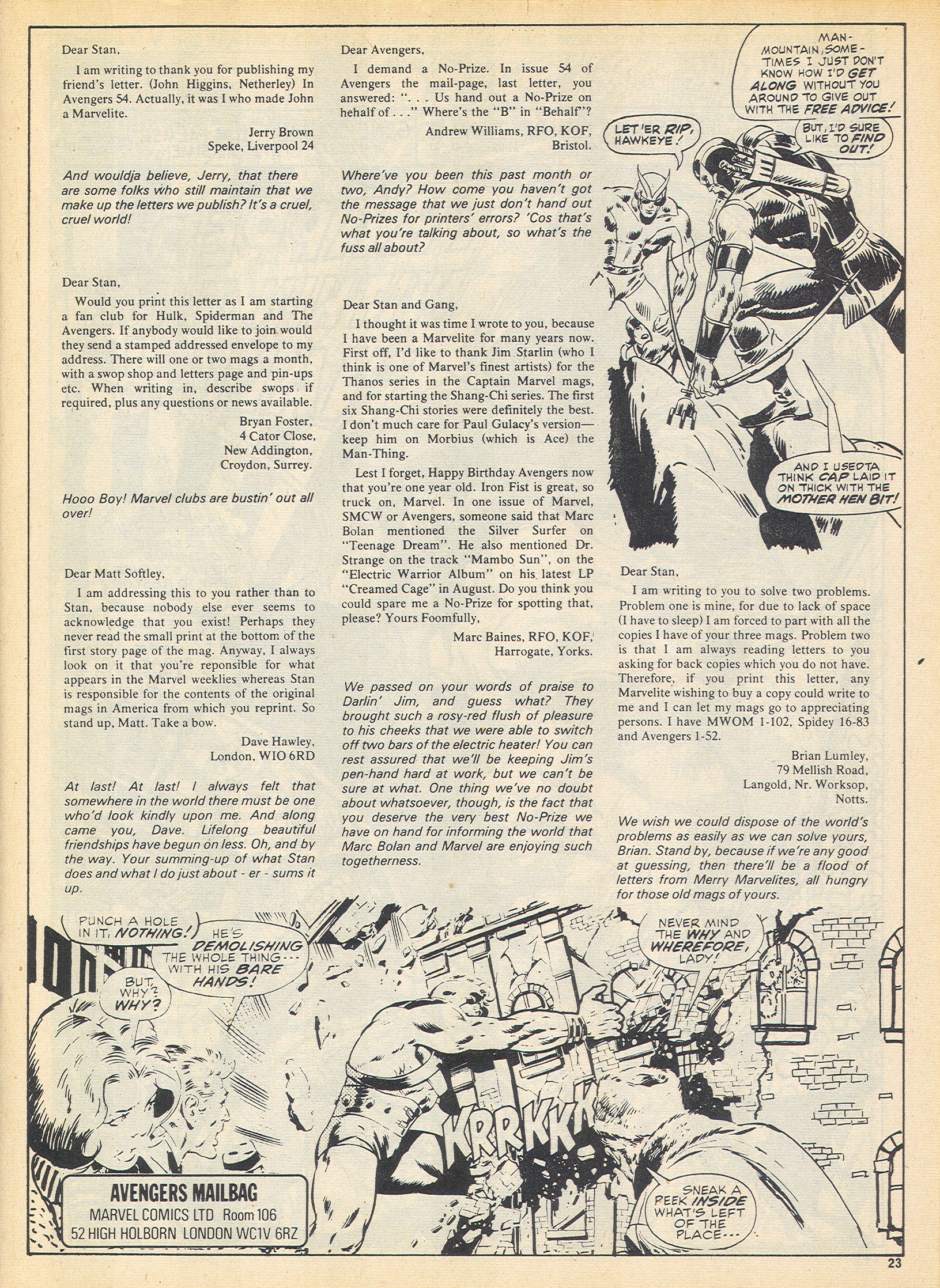 Read online The Avengers (1973) comic -  Issue #67 - 23