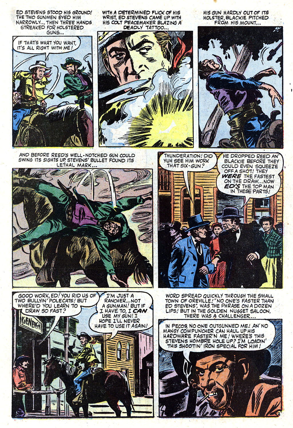 Read online Western Outlaws (1954) comic -  Issue #5 - 11
