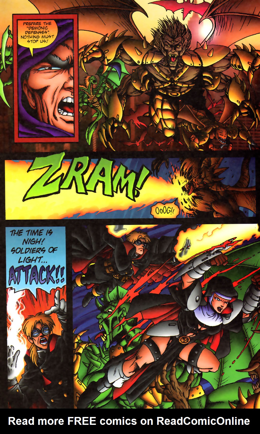 Read online Warrior Nun Areala (1994) comic -  Issue #3 - 14