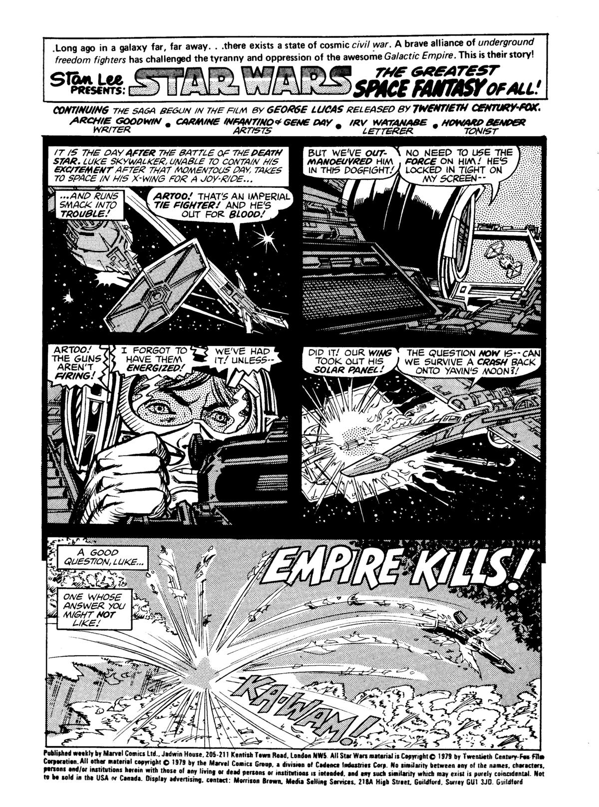 Read online Star Wars Weekly comic -  Issue #99 - 2