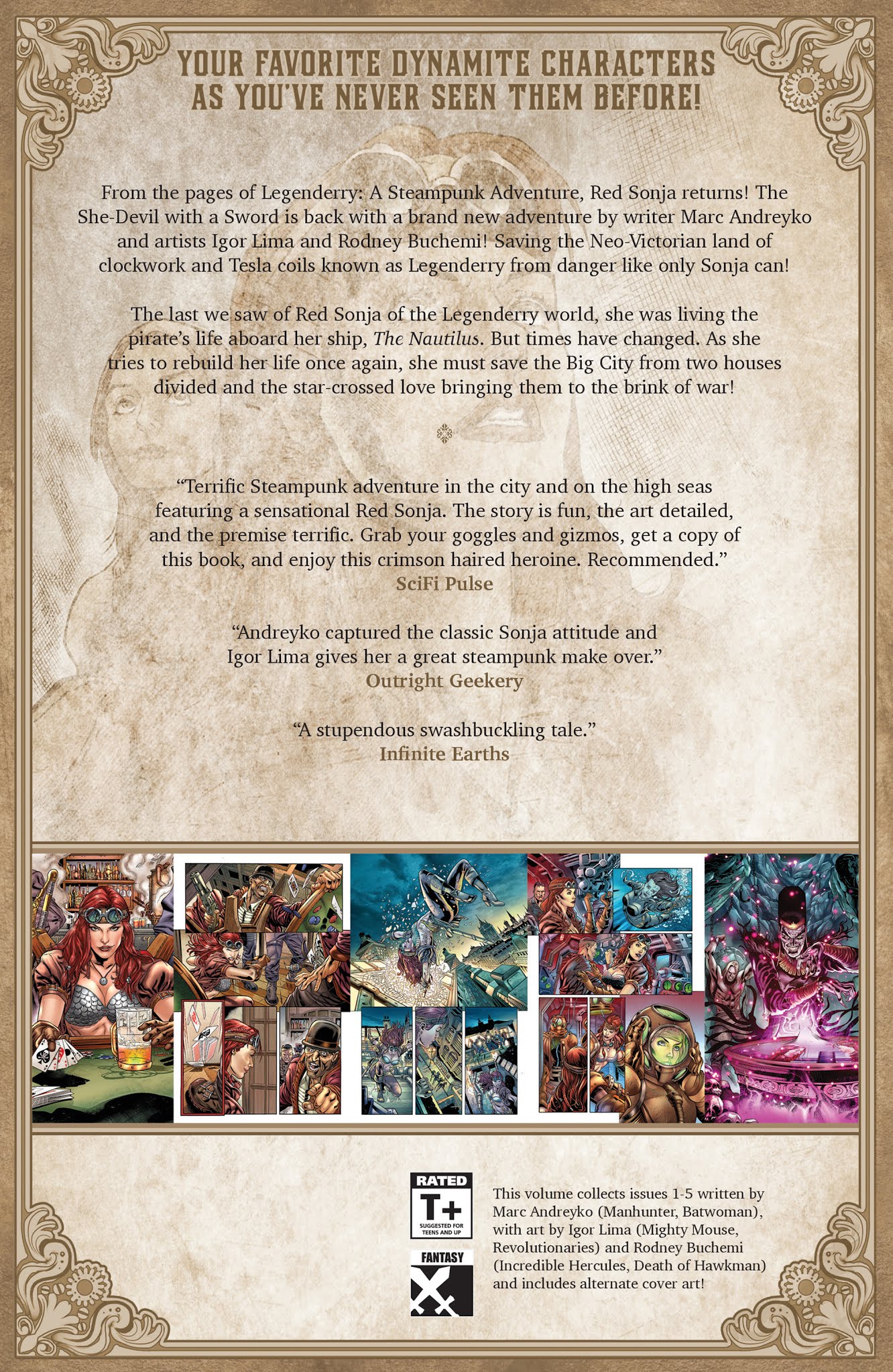 Read online Legenderry Red Sonja comic -  Issue # _TPB - 120