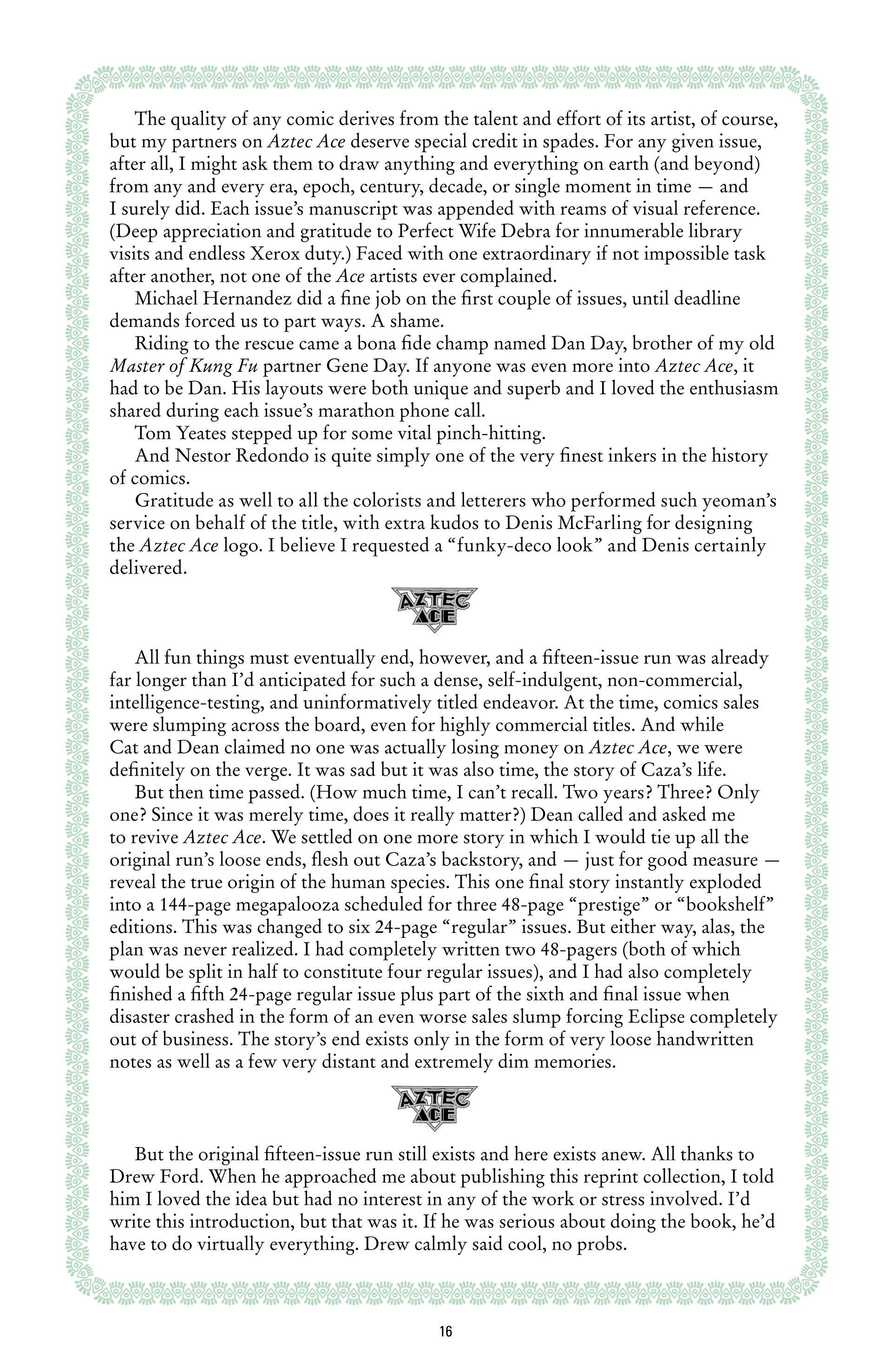 Read online Aztec Ace comic -  Issue # _The Complete Collection (Part 1) - 18
