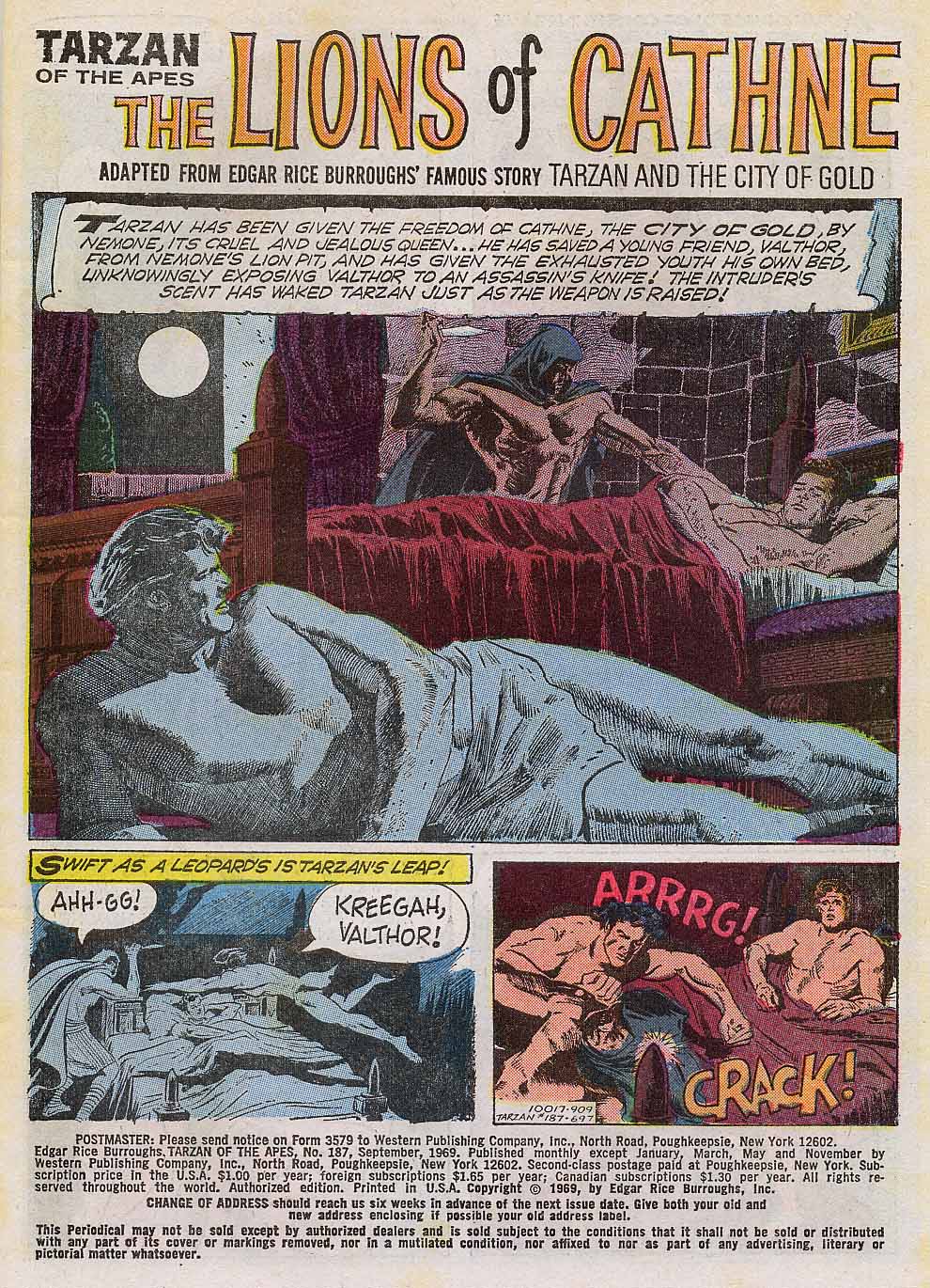 Read online Tarzan (1962) comic -  Issue #187 - 3