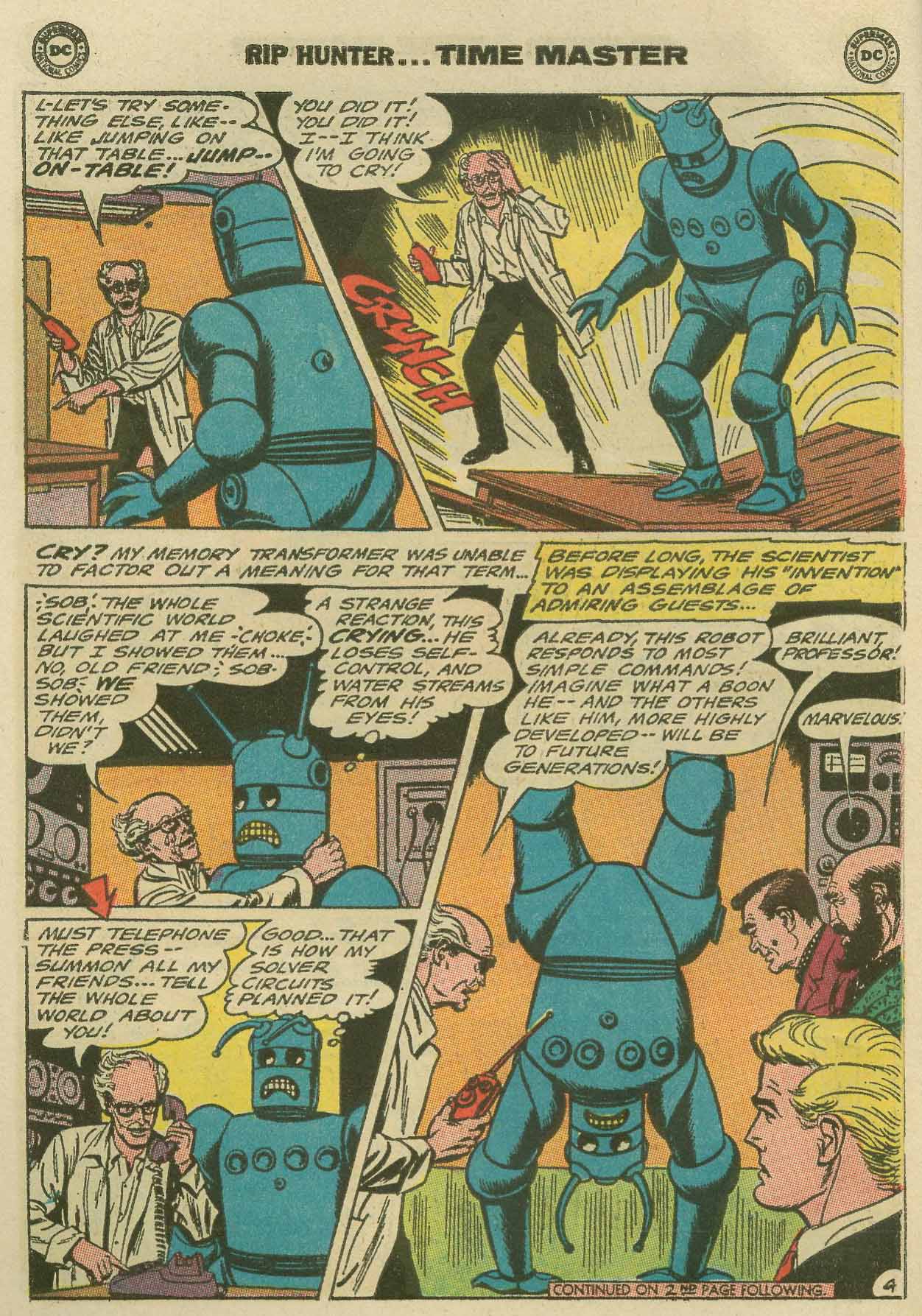 Read online Rip Hunter...Time Master comic -  Issue #27 - 6