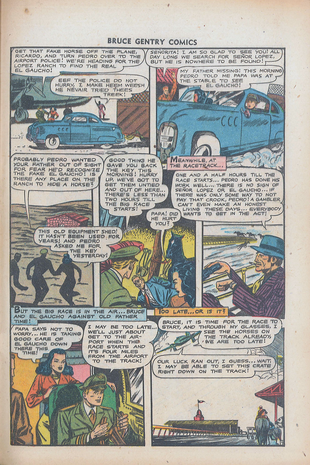 Read online Bruce Gentry comic -  Issue #5 - 33
