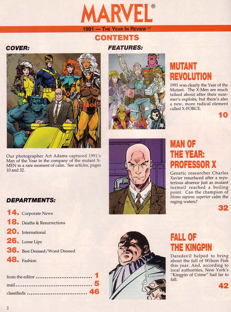 Read online Marvel: The Year-in-Review comic -  Issue #3 - 4