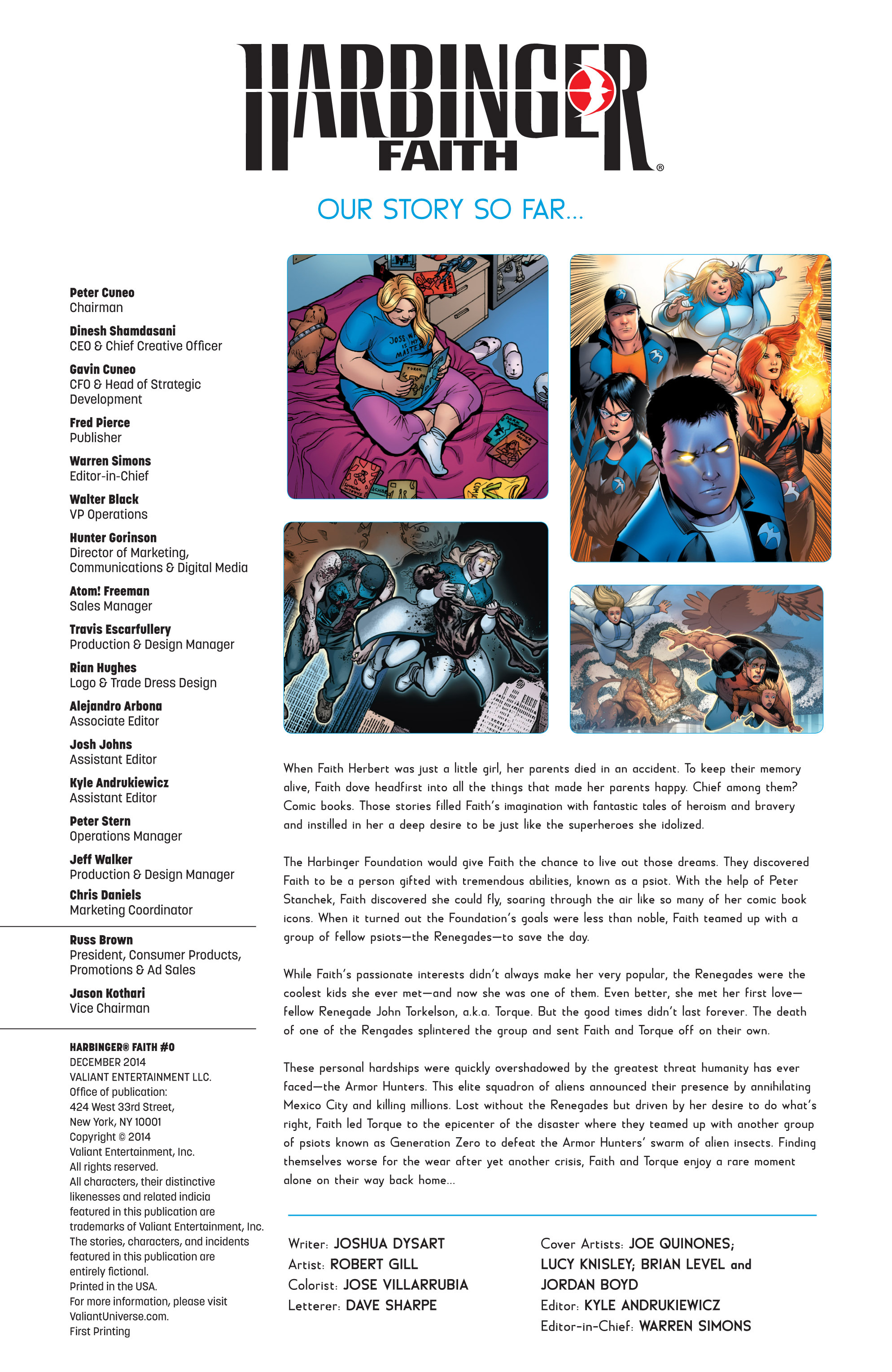Read online Harbinger: Faith comic -  Issue # Full - 2