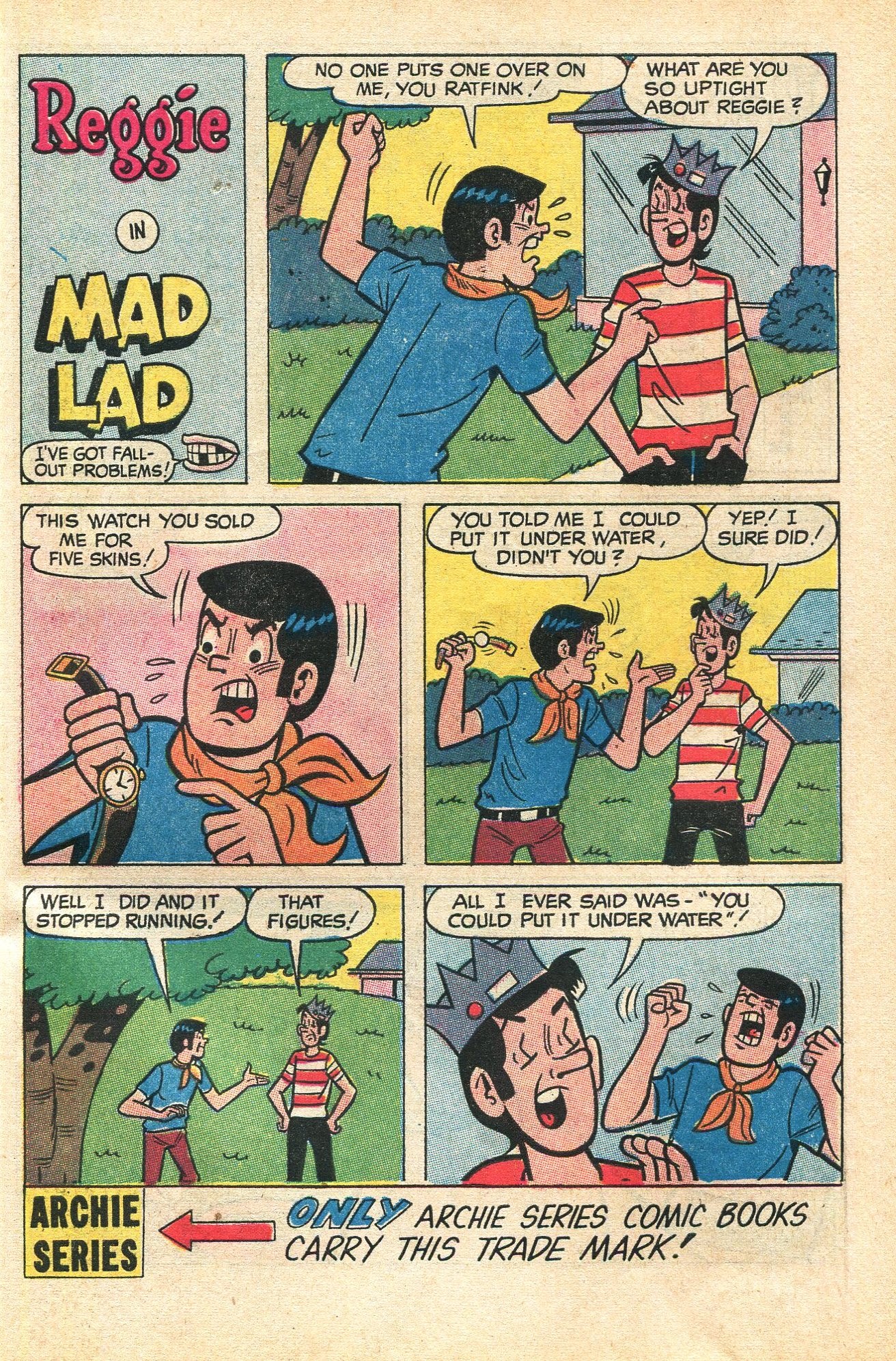 Read online Reggie's Wise Guy Jokes comic -  Issue #9 - 51