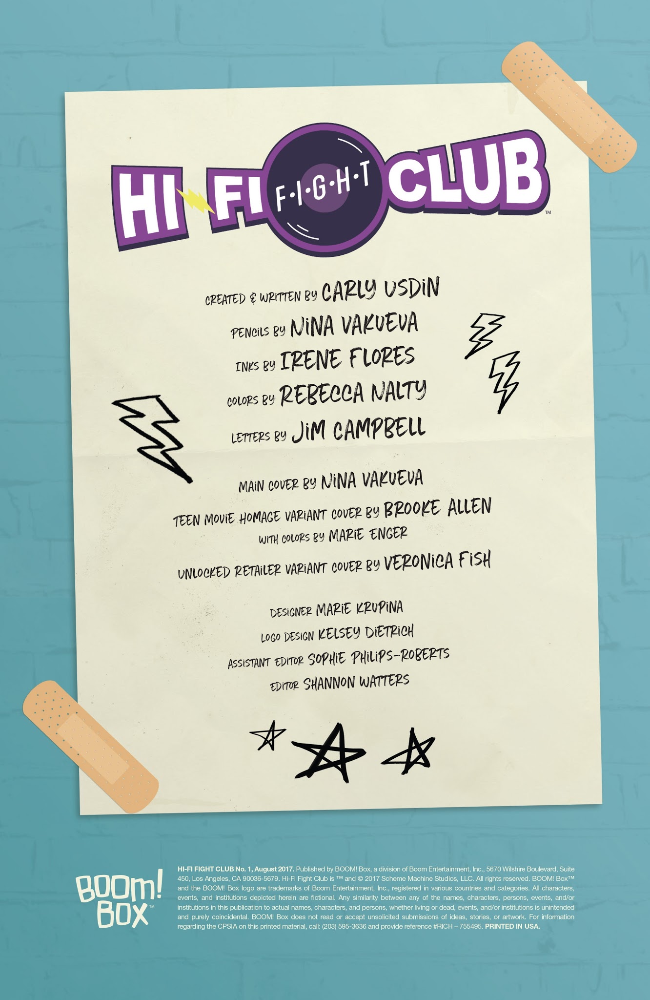 Read online Hi-Fi Fight Club comic -  Issue #1 - 2