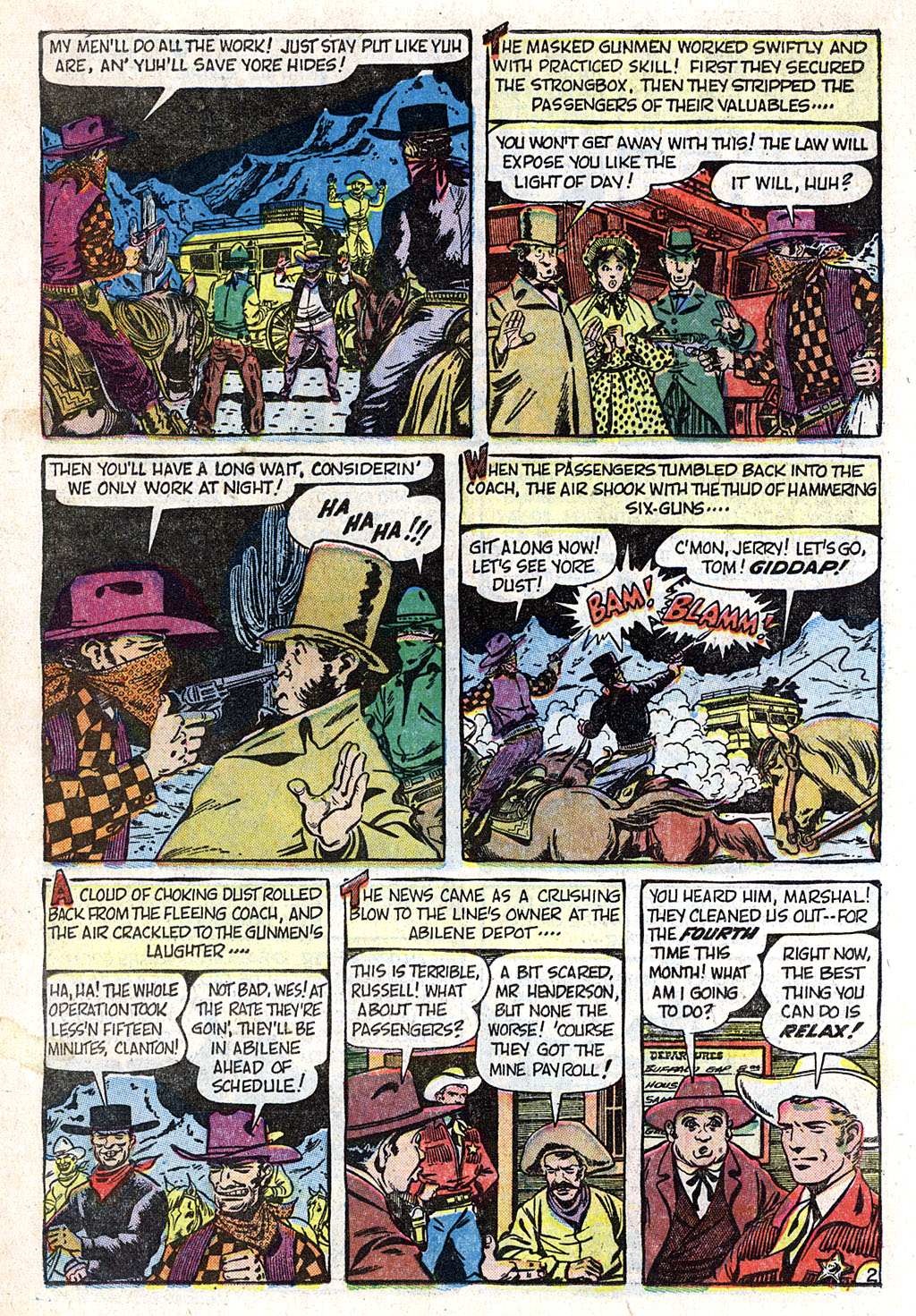 Read online Western Outlaws (1954) comic -  Issue #10 - 11