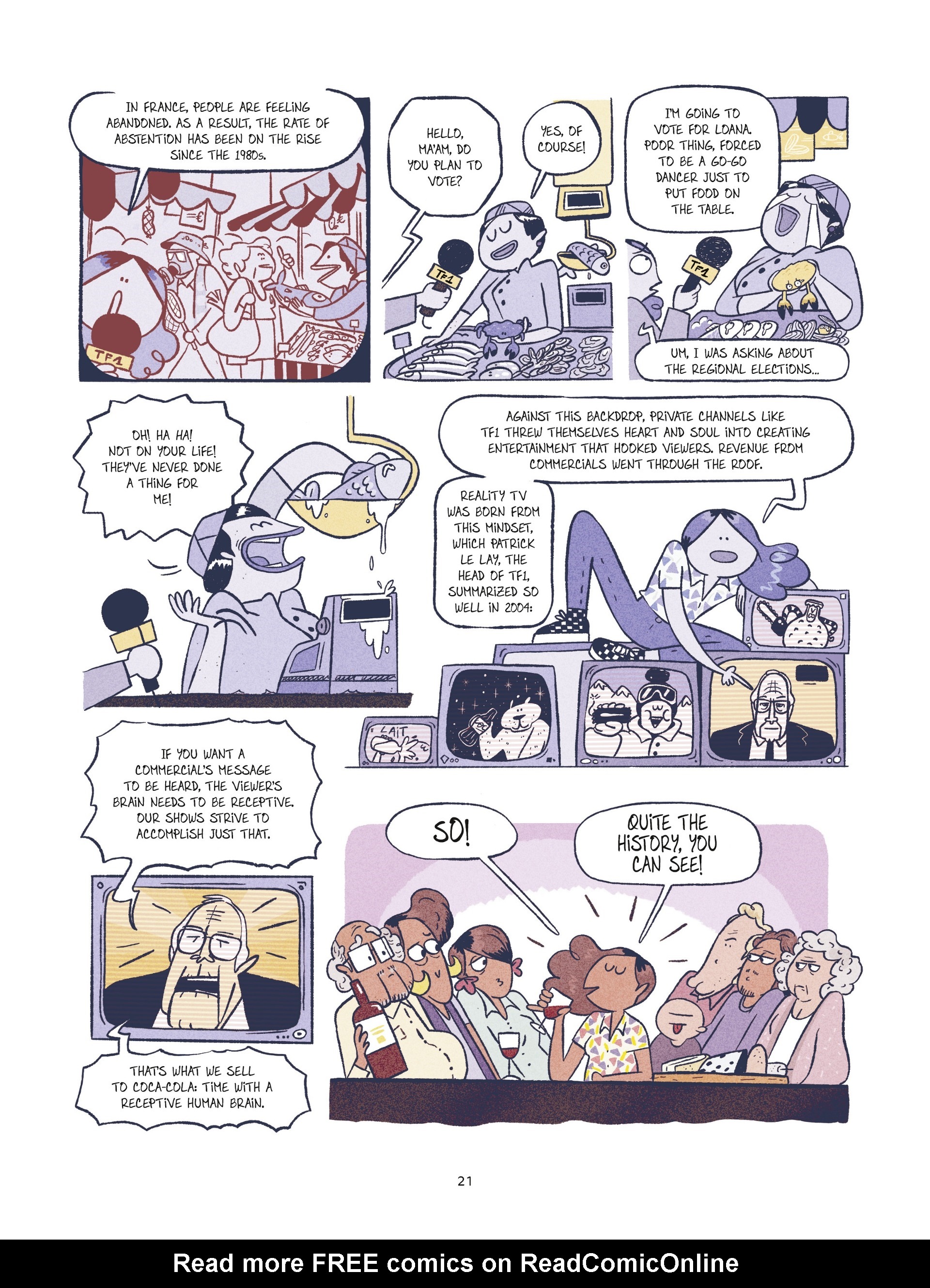 Read online Praising the Surface Behind the Scenes of Reality TV comic -  Issue # TPB - 18