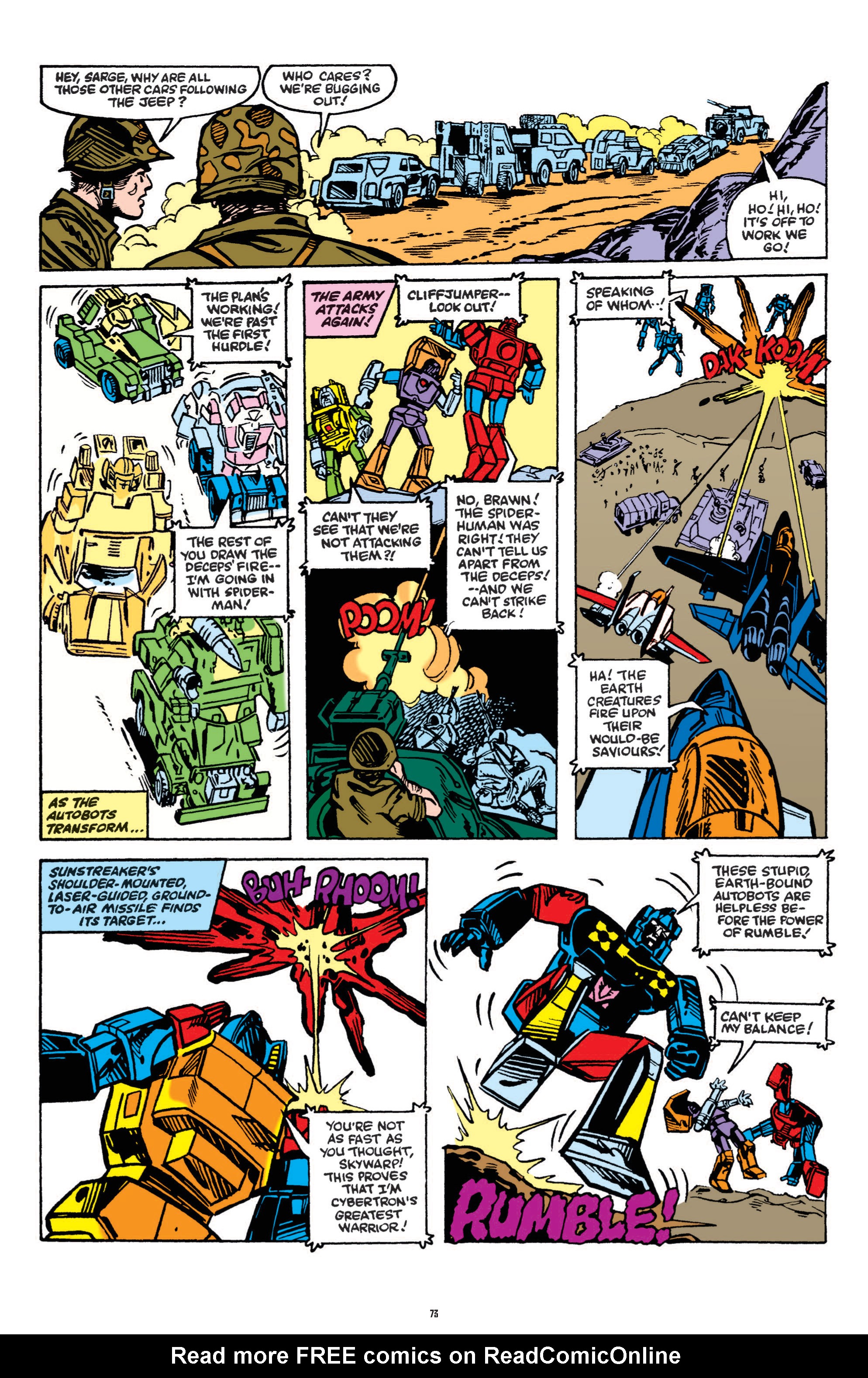Read online The Transformers Classics comic -  Issue # TPB 1 - 74
