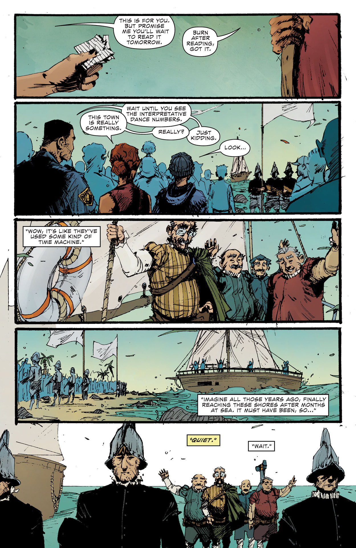 Read online Dark Spaces: Good Deeds comic -  Issue #5 - 19