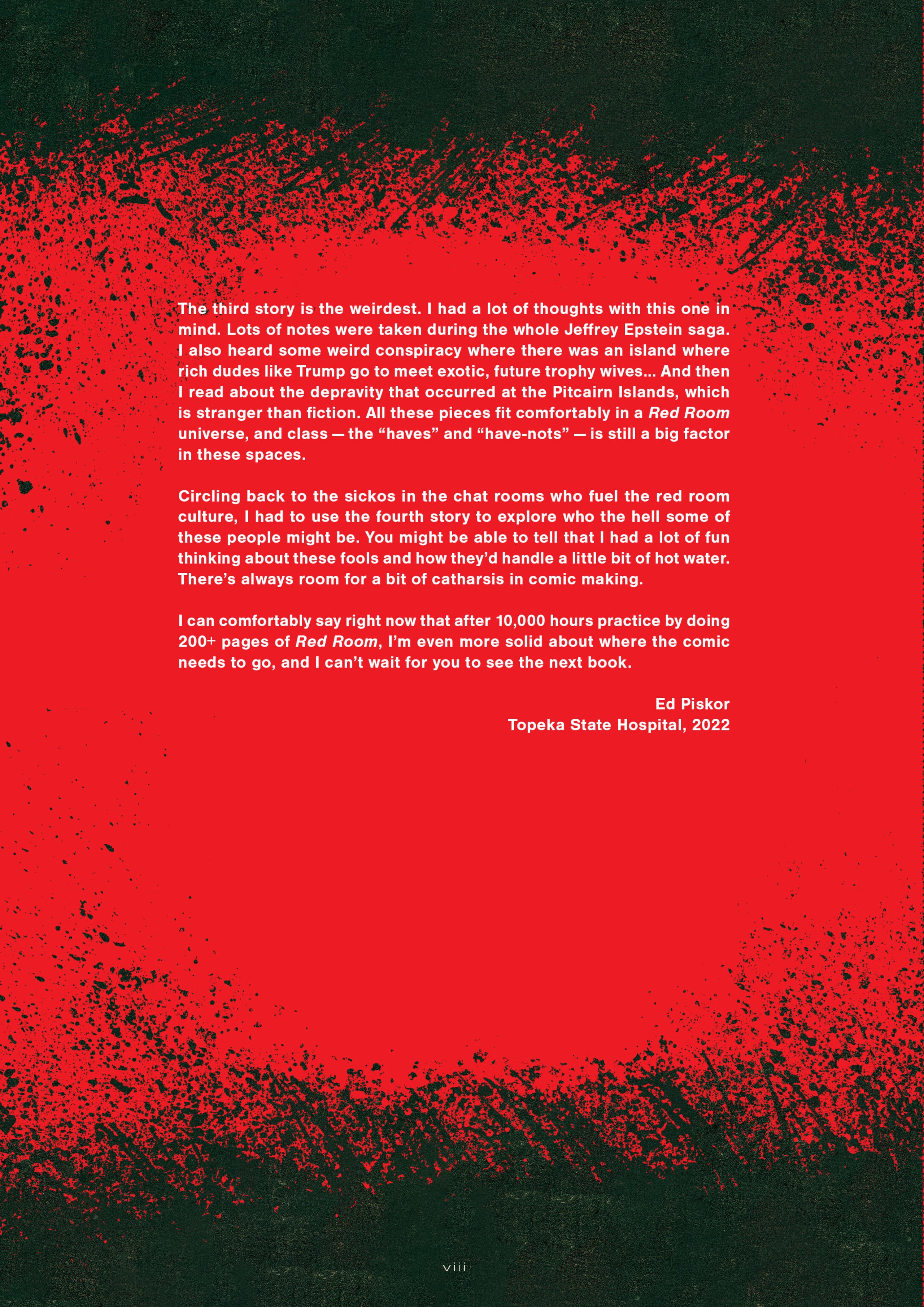 Read online Red Room: Trigger Warnings comic -  Issue # TPB - 8