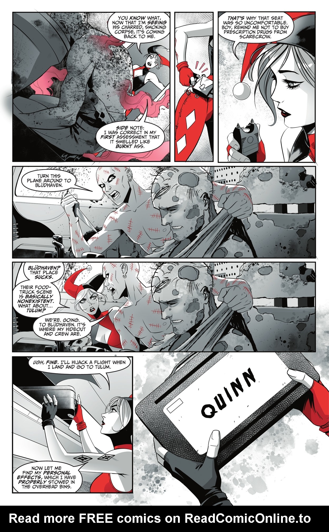 Read online Harley Quinn: Black   White   Redder comic -  Issue #5 - 24