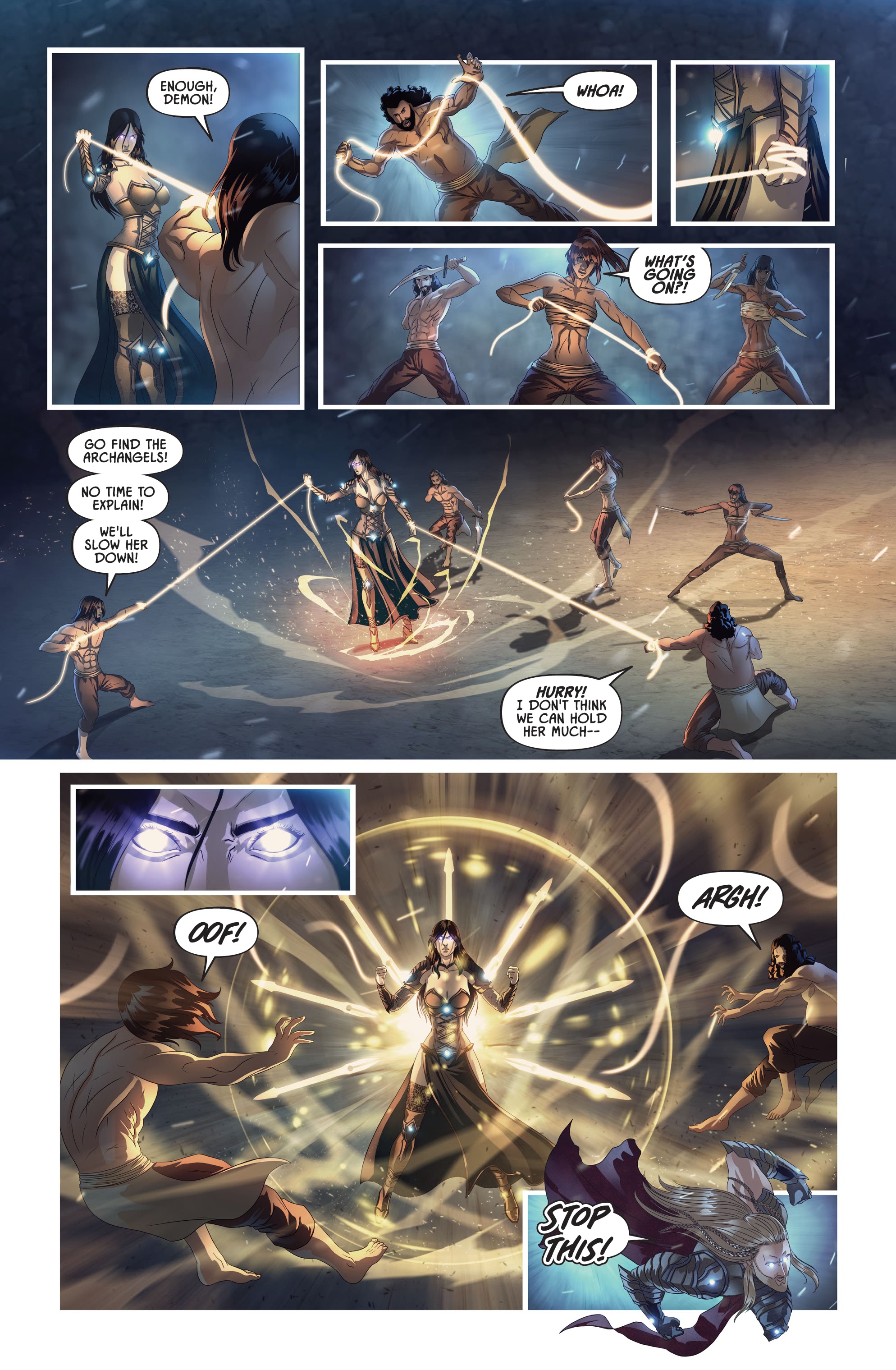 Read online Knights of the Golden Sun comic -  Issue #9 - 23