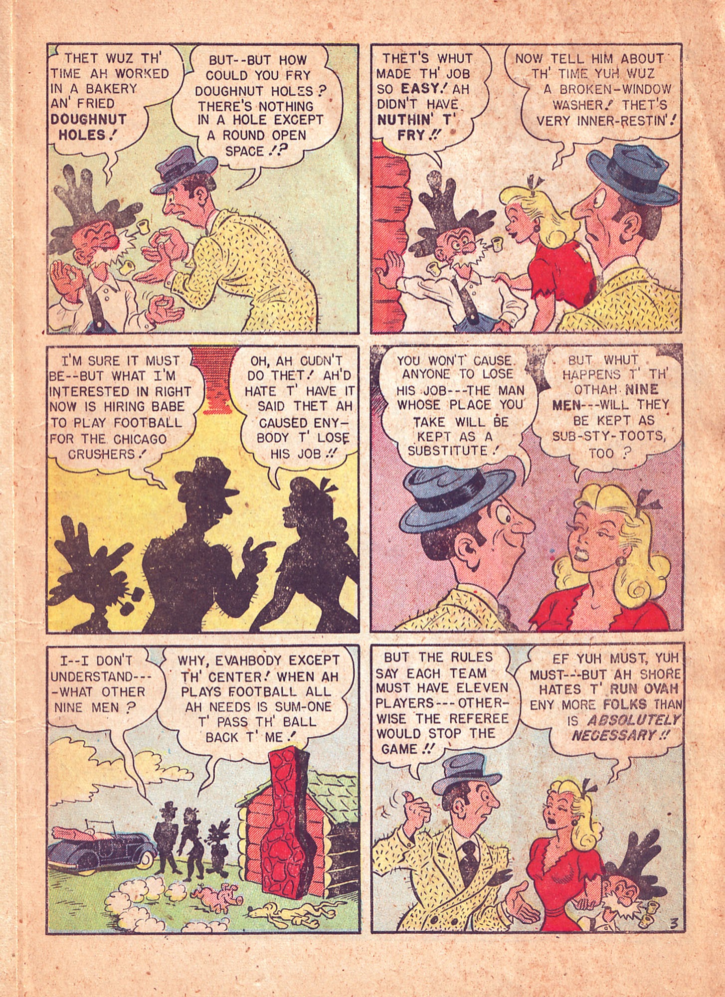 Read online Babe (1948) comic -  Issue #4 - 5
