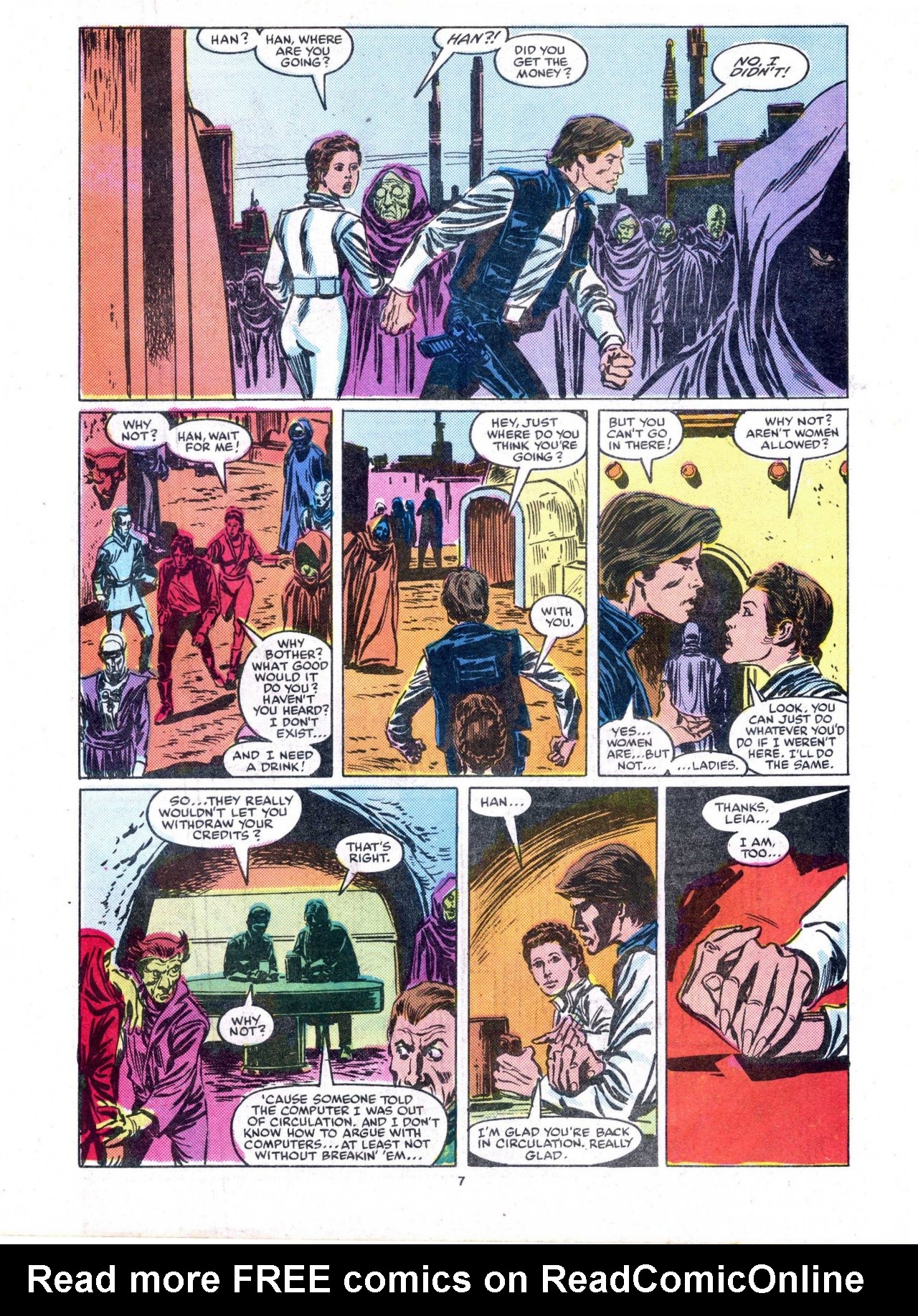 Read online Return of the Jedi comic -  Issue #45 - 7