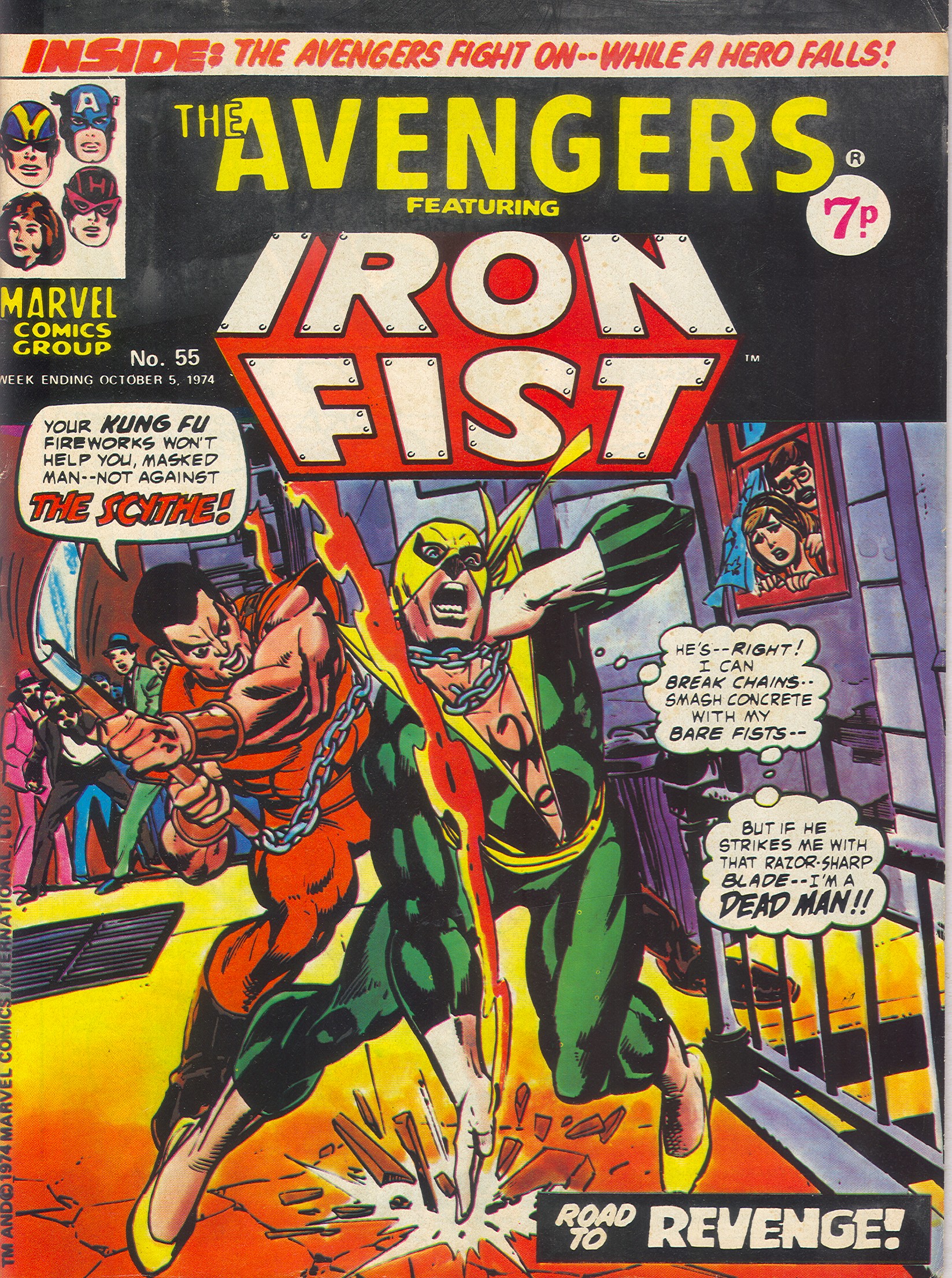 Read online The Avengers (1973) comic -  Issue #55 - 1