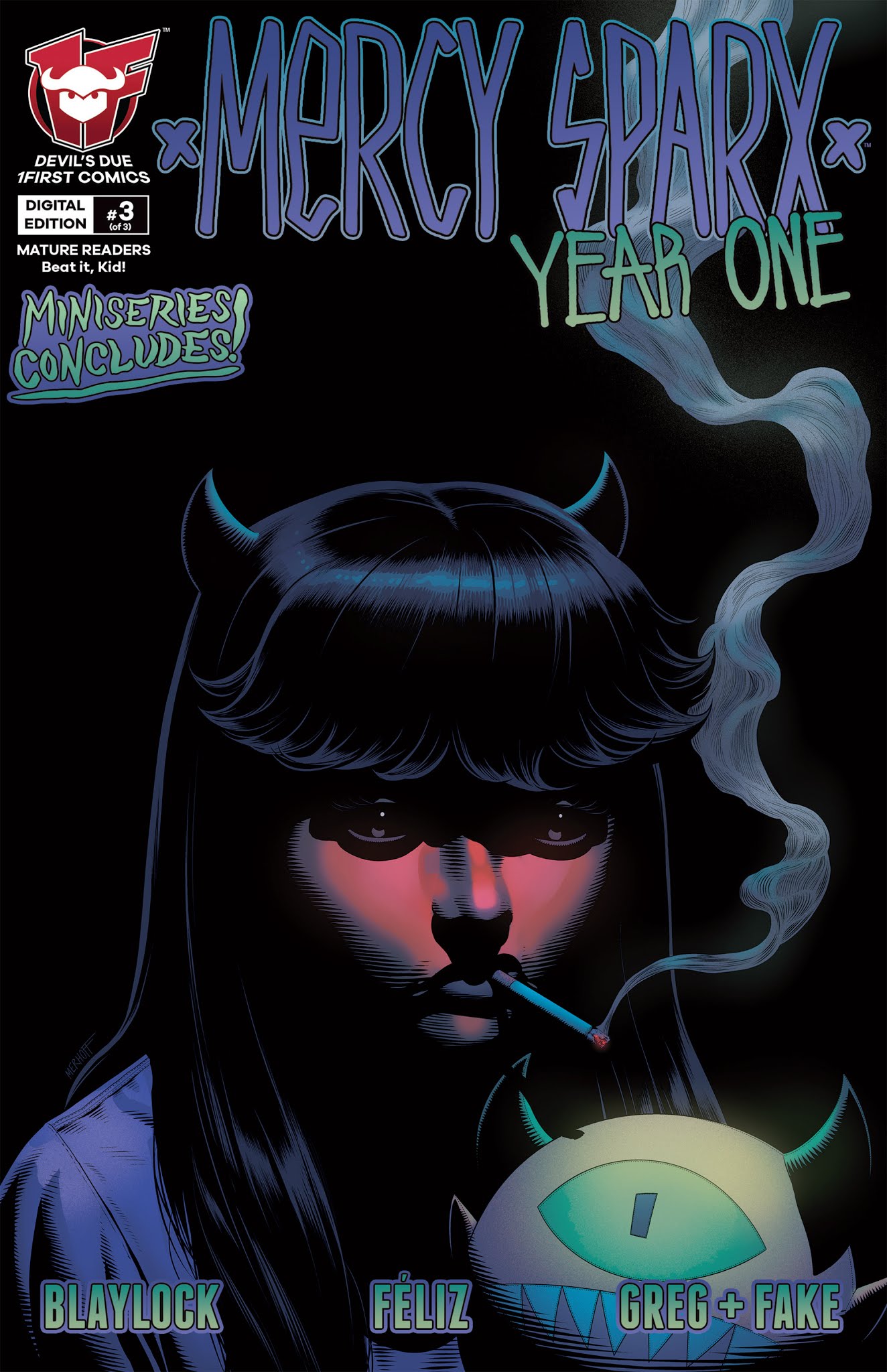Read online Mercy Sparx Year One comic -  Issue #3 - 1