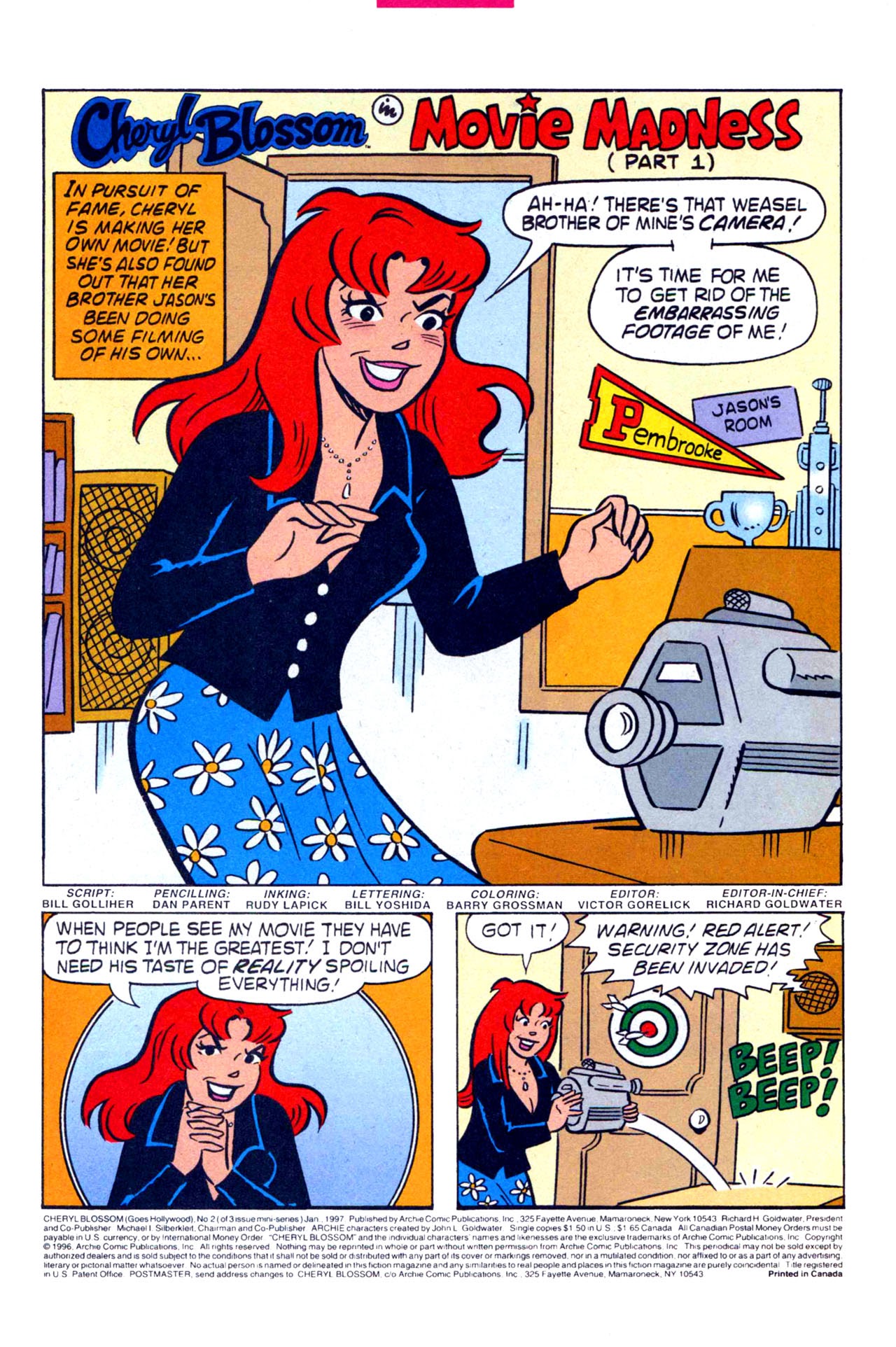 Read online Cheryl Blossom (Goes Hollywood) comic -  Issue #2 - 3