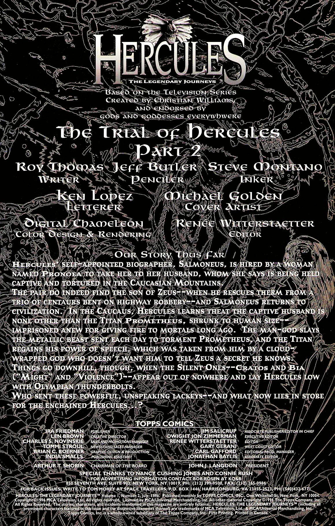 Read online Hercules: The Legendary Journeys comic -  Issue #2 - 2