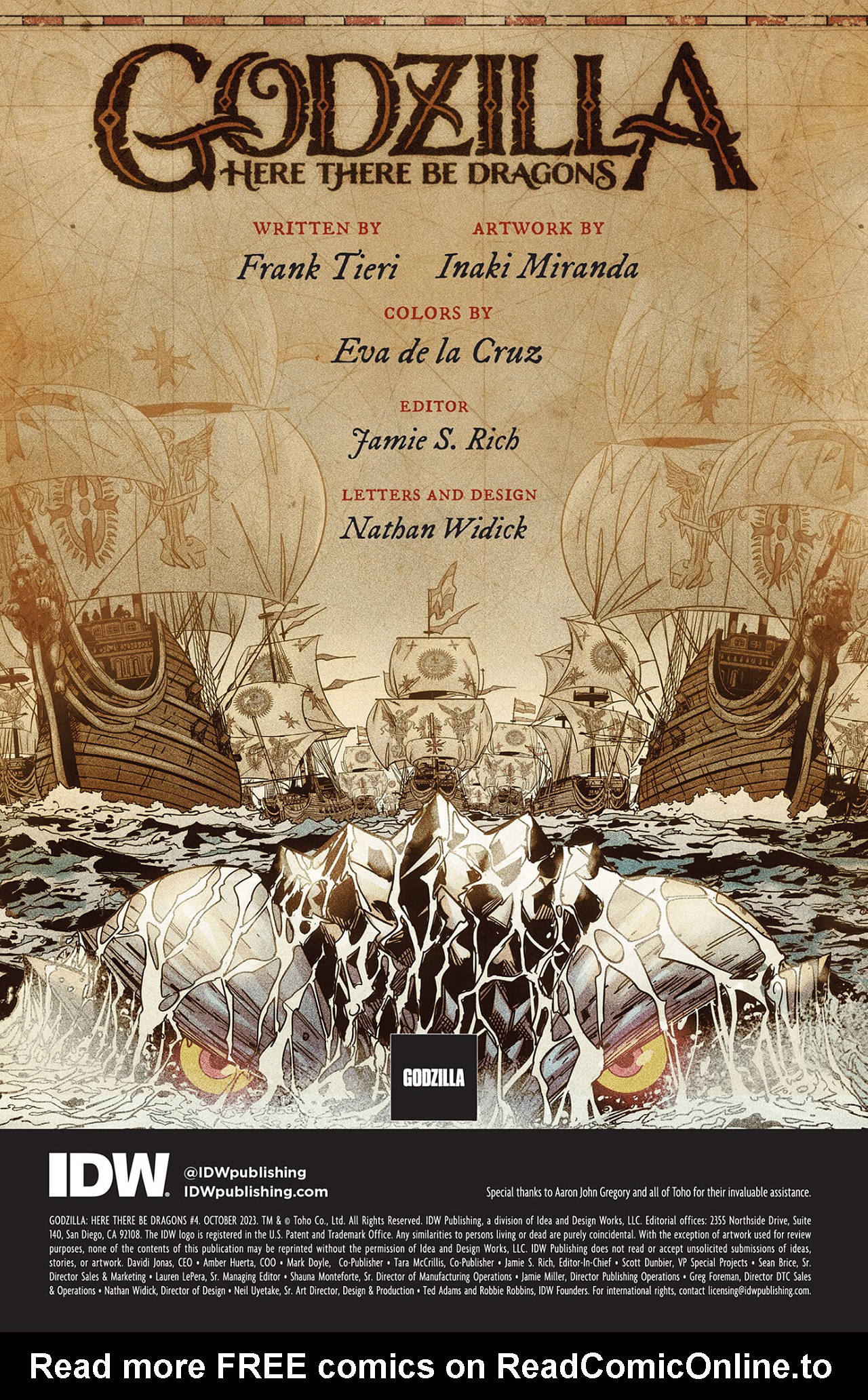 Read online Godzilla: Here There Be Dragons comic -  Issue #4 - 2
