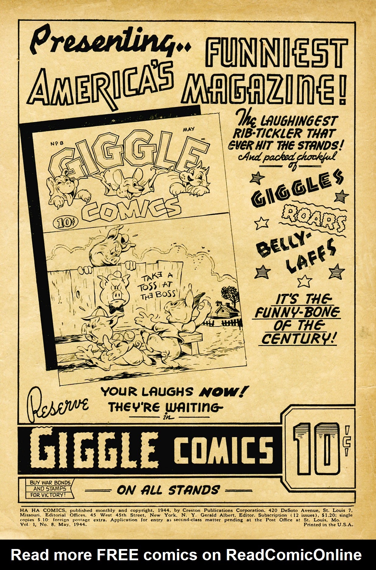 Read online Ha Ha Comics comic -  Issue #8 - 2