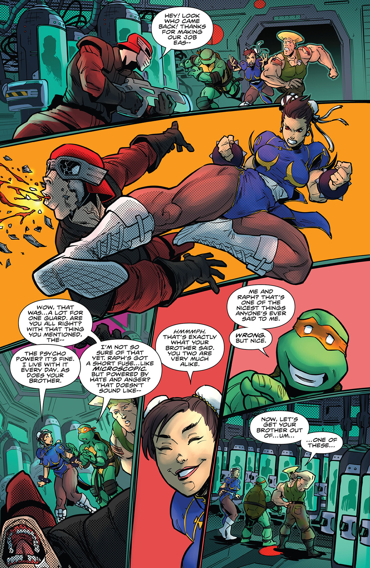 Read online Teenage Mutant Ninja Turtles vs. Street Fighter comic -  Issue #4 - 10