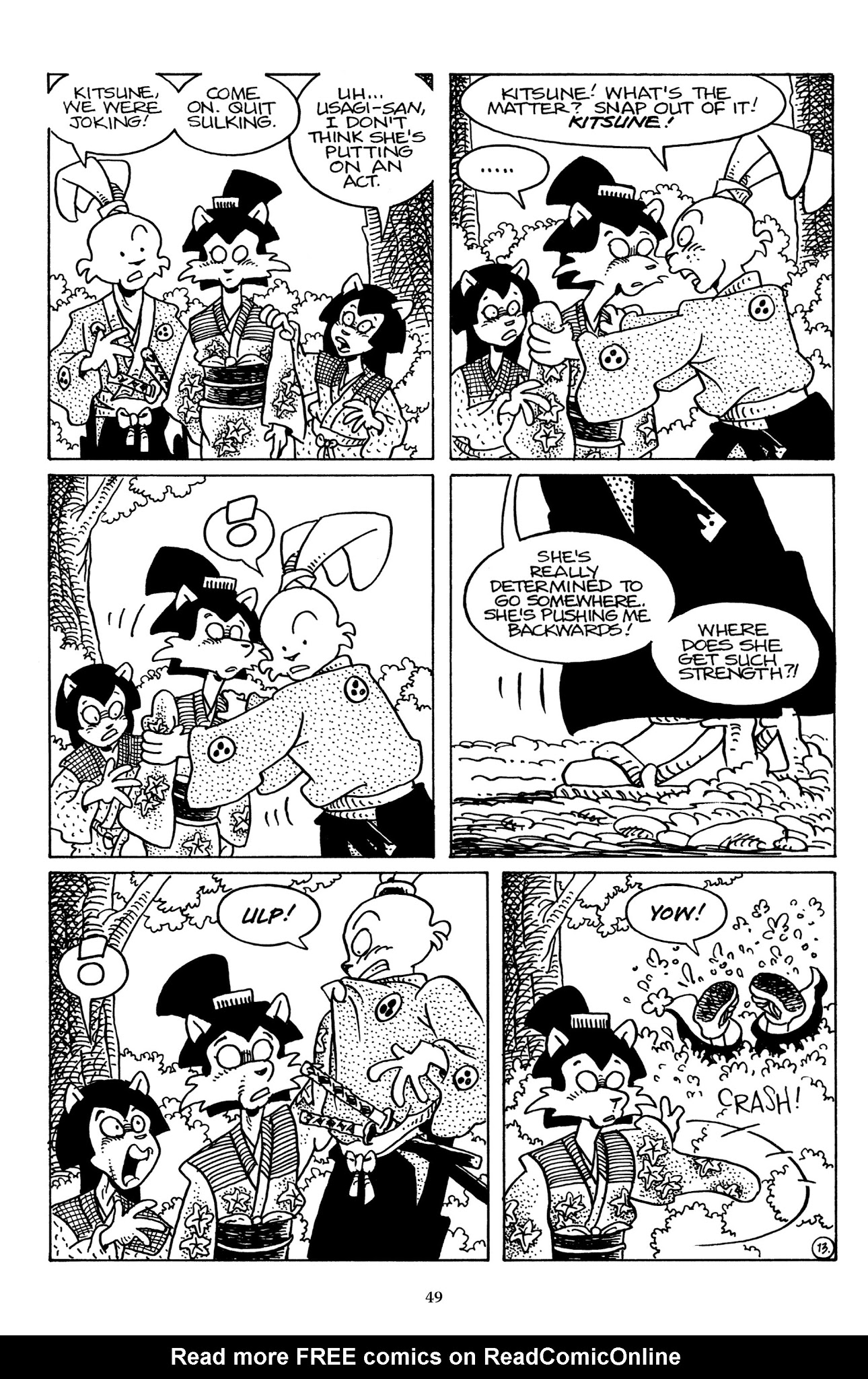 Read online The Usagi Yojimbo Saga comic -  Issue # TPB 7 - 48