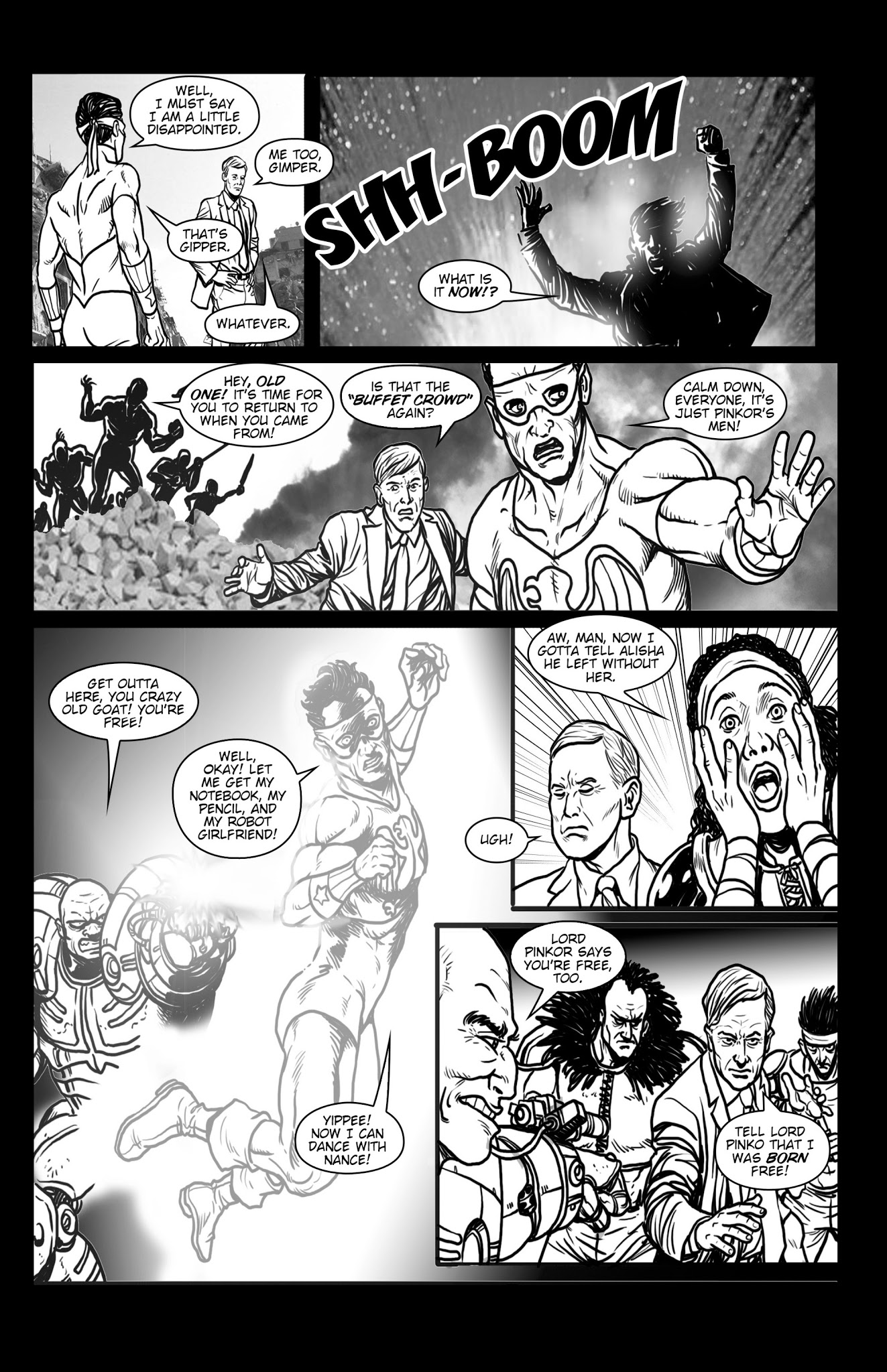 Read online President Pence comic -  Issue # Full - 18