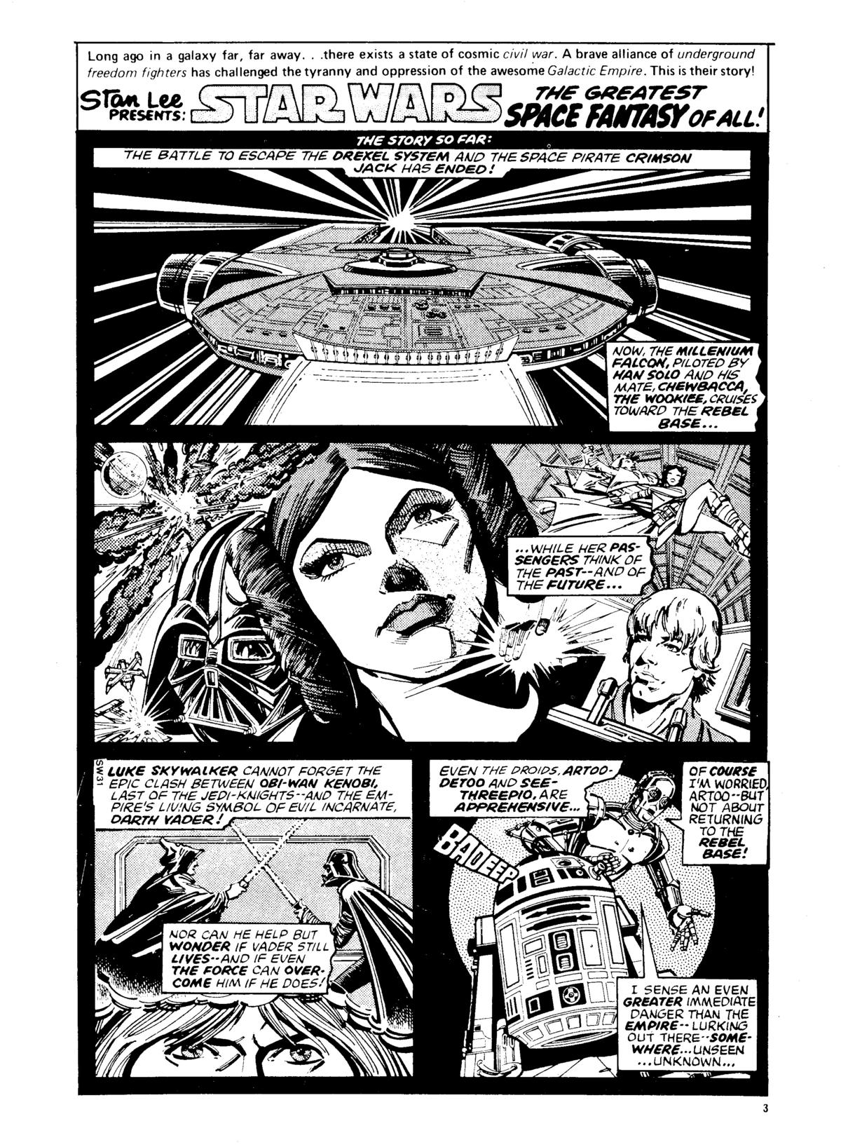 Read online Star Wars Weekly comic -  Issue #31 - 3