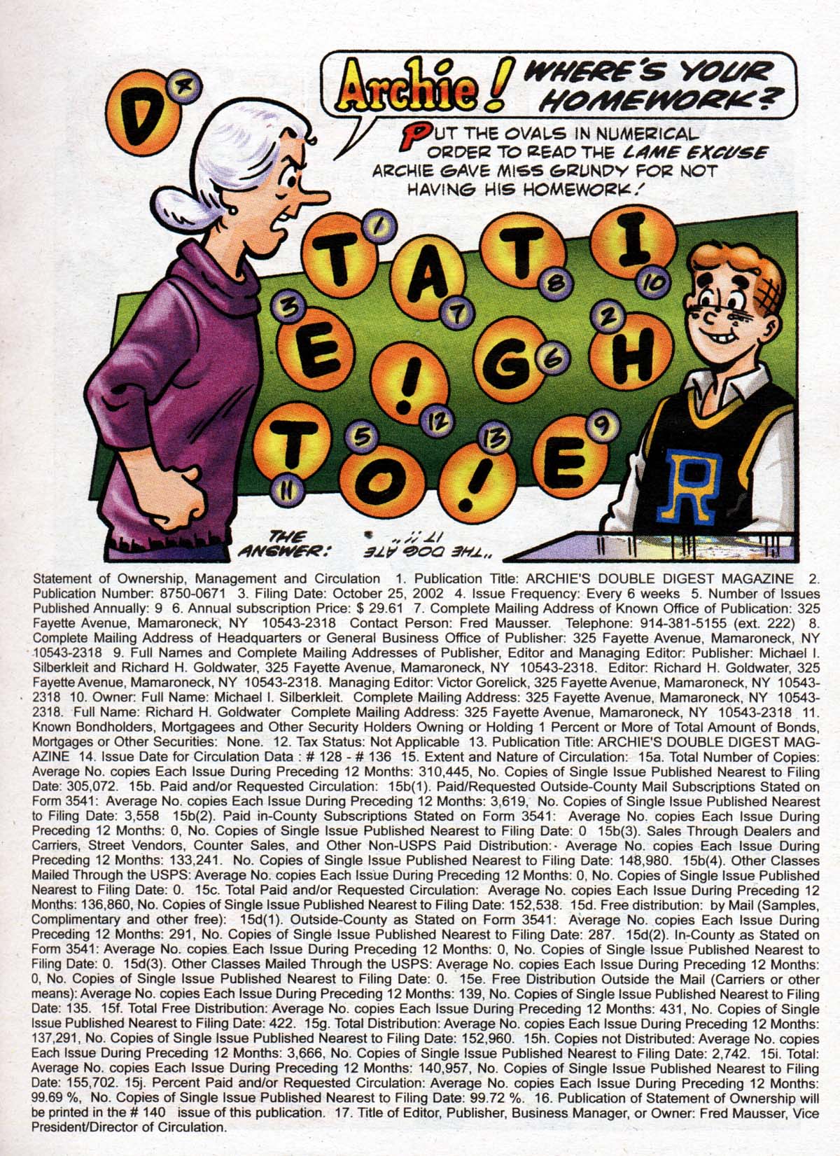Read online Archie's Double Digest Magazine comic -  Issue #140 - 31
