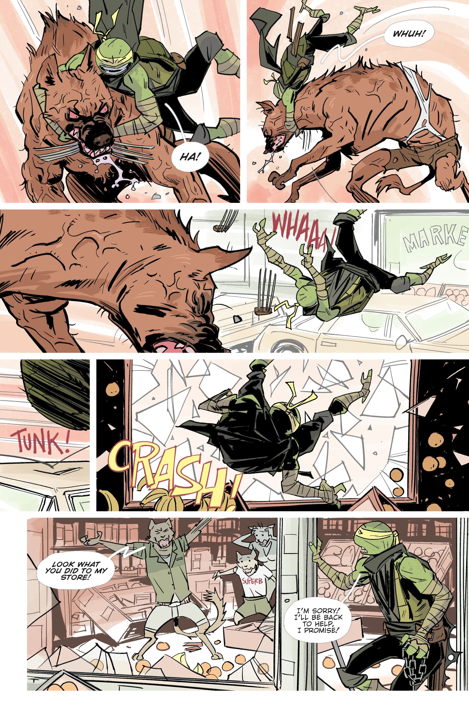 Read online Teenage Mutant Ninja Turtles: Jennika II comic -  Issue #1 - 13