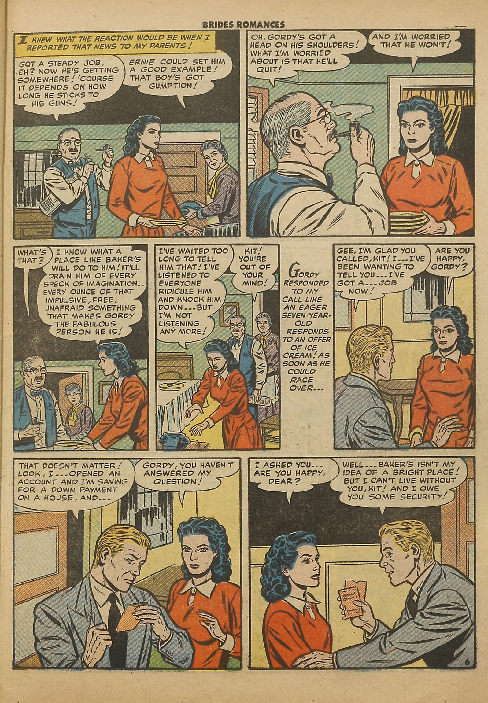 Read online Brides Romances comic -  Issue #13 - 19