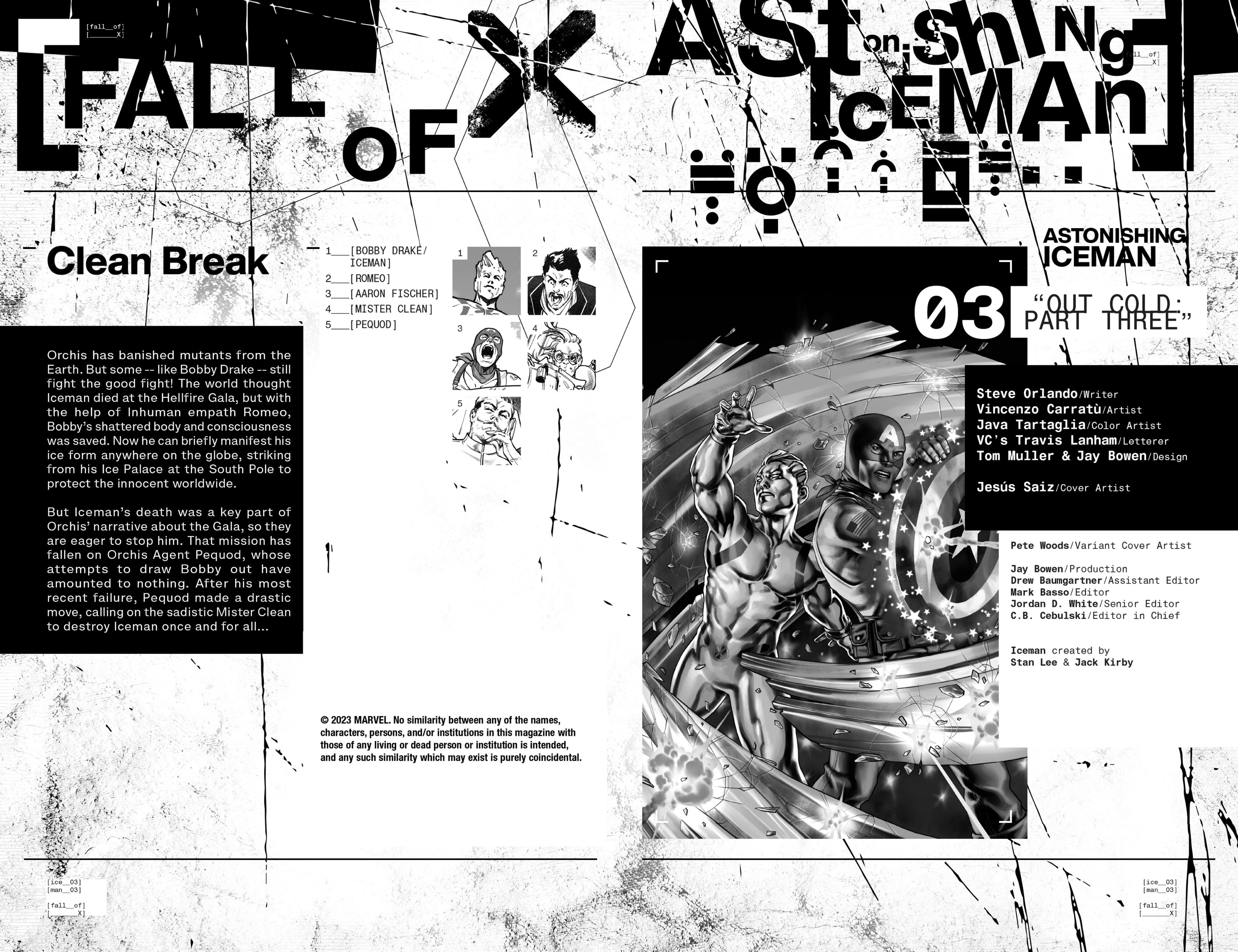 Read online Astonishing Iceman comic -  Issue #3 - 5