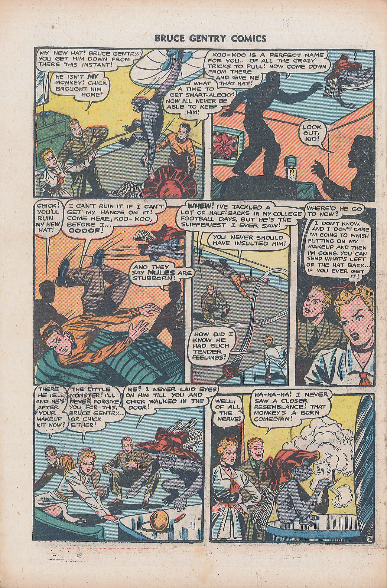 Read online Bruce Gentry comic -  Issue #6 - 22