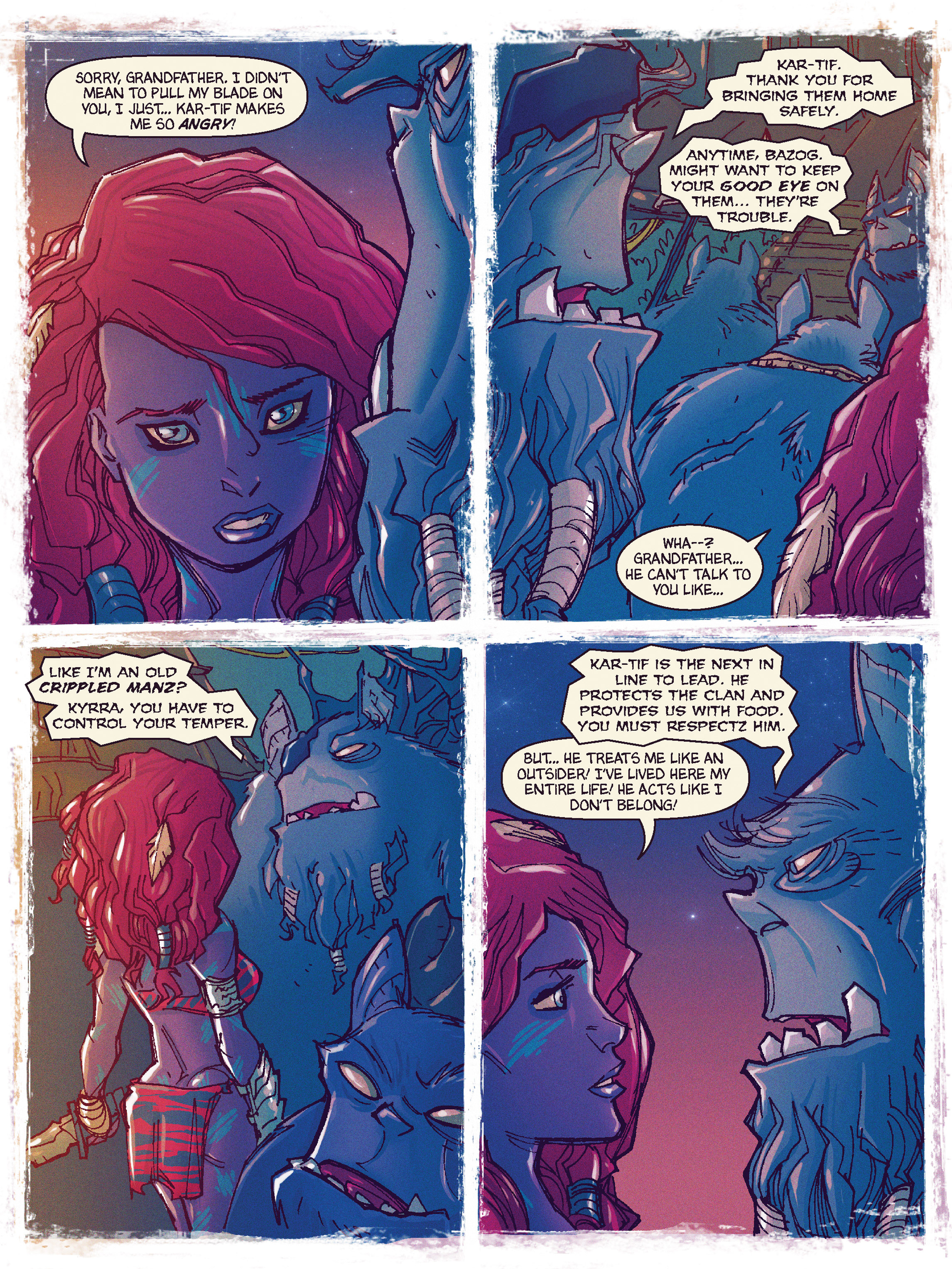 Read online Kyrra: Alien Jungle Girl comic -  Issue #3 - 4