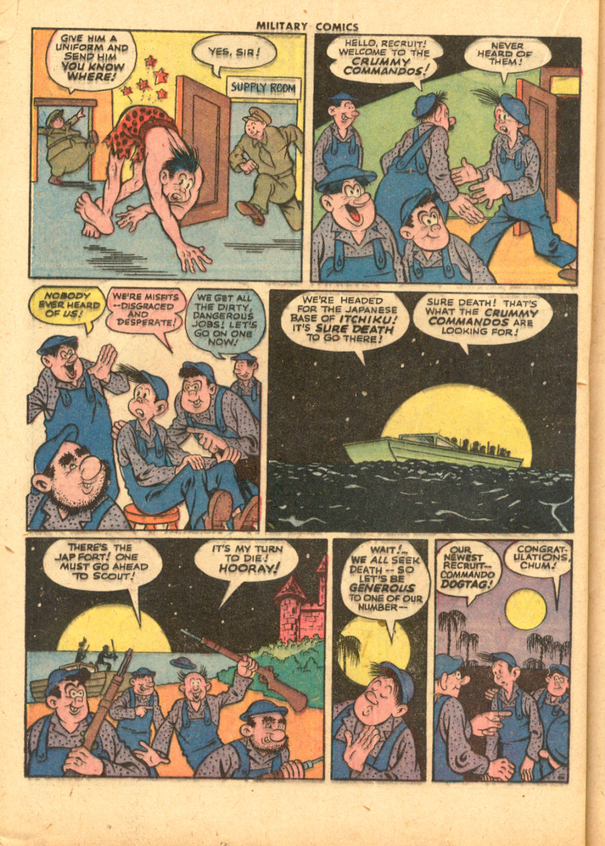 Read online Military Comics comic -  Issue #33 - 36