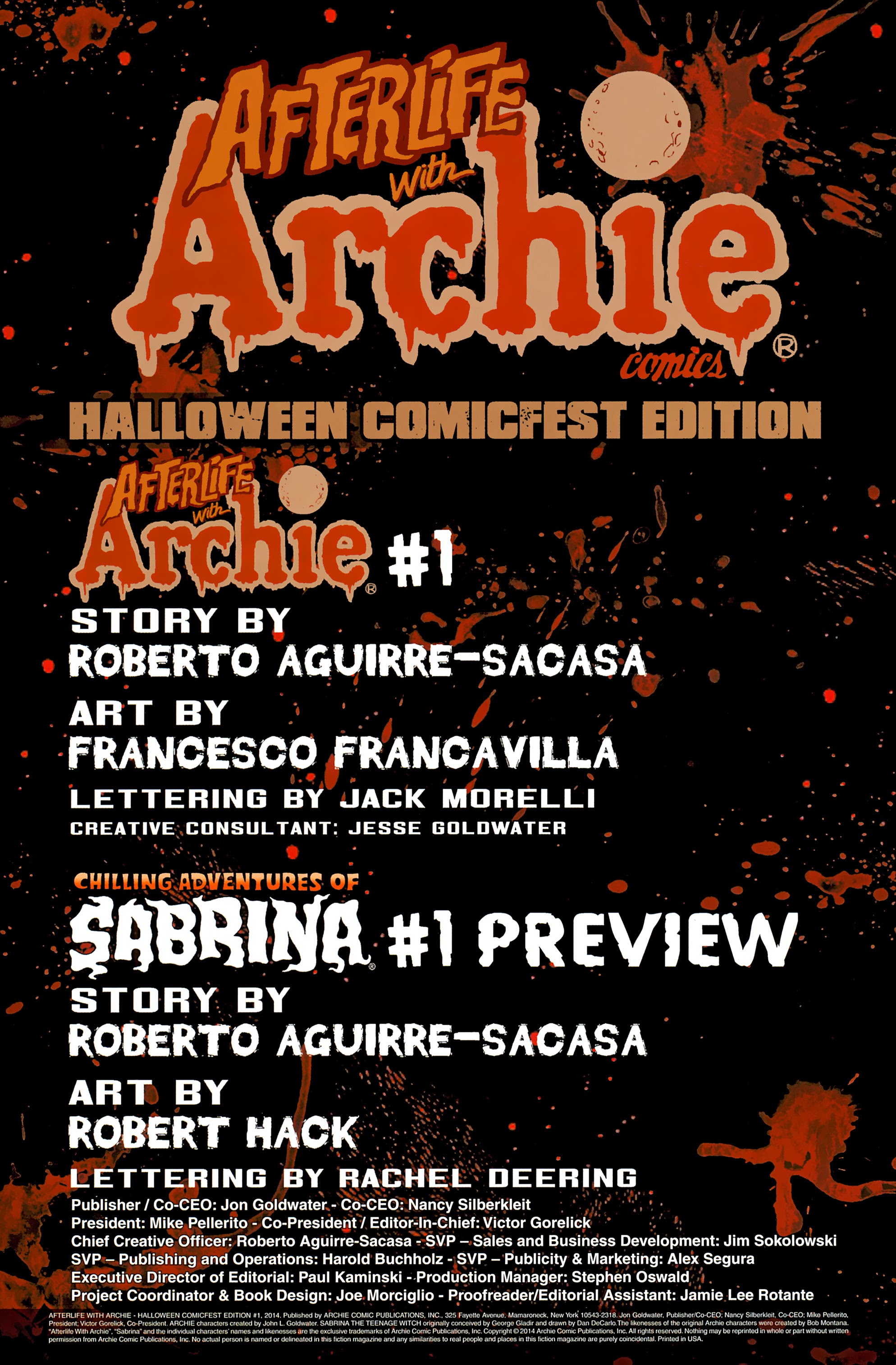 Read online Afterlife With Archie: Halloween ComicFest comic -  Issue # Full - 2