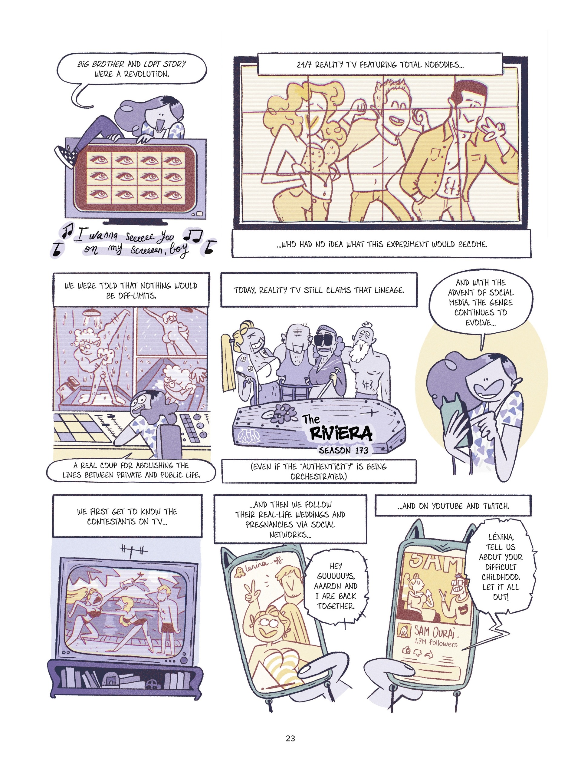 Read online Praising the Surface Behind the Scenes of Reality TV comic -  Issue # TPB - 20