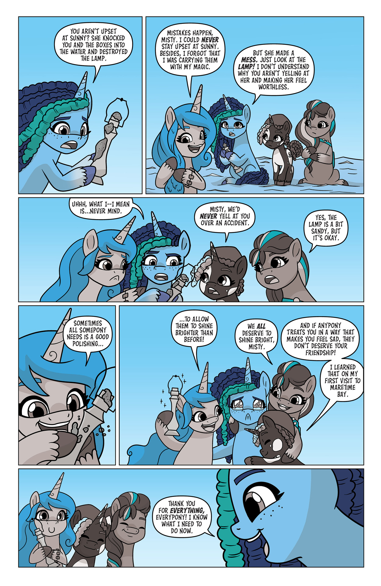 Read online My Little Pony: Black, White & Blue comic -  Issue # Full - 28