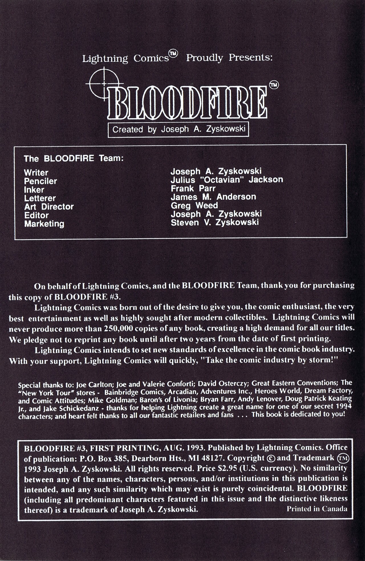 Read online Bloodfire comic -  Issue #3 - 2