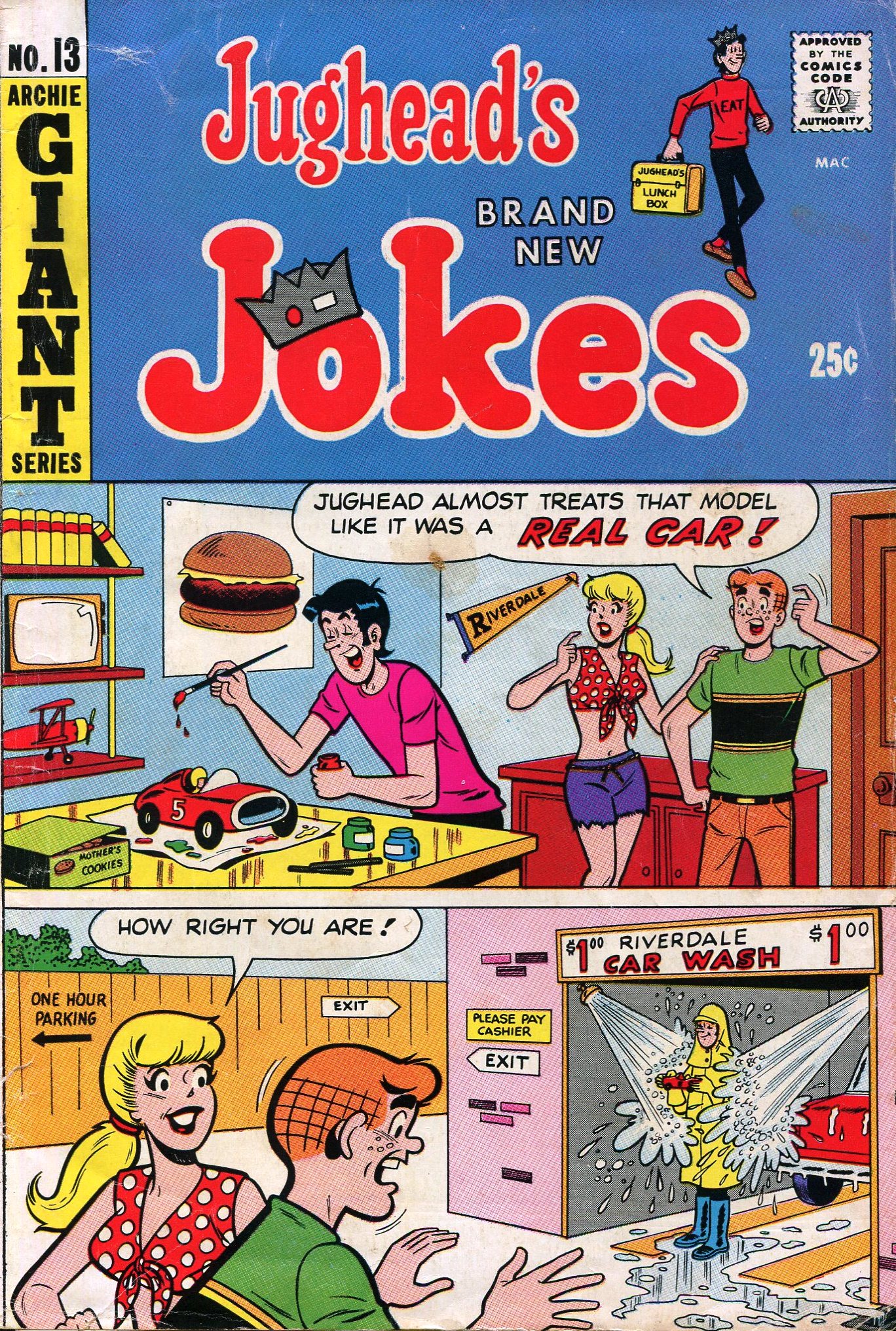 Read online Jughead's Jokes comic -  Issue #13 - 1