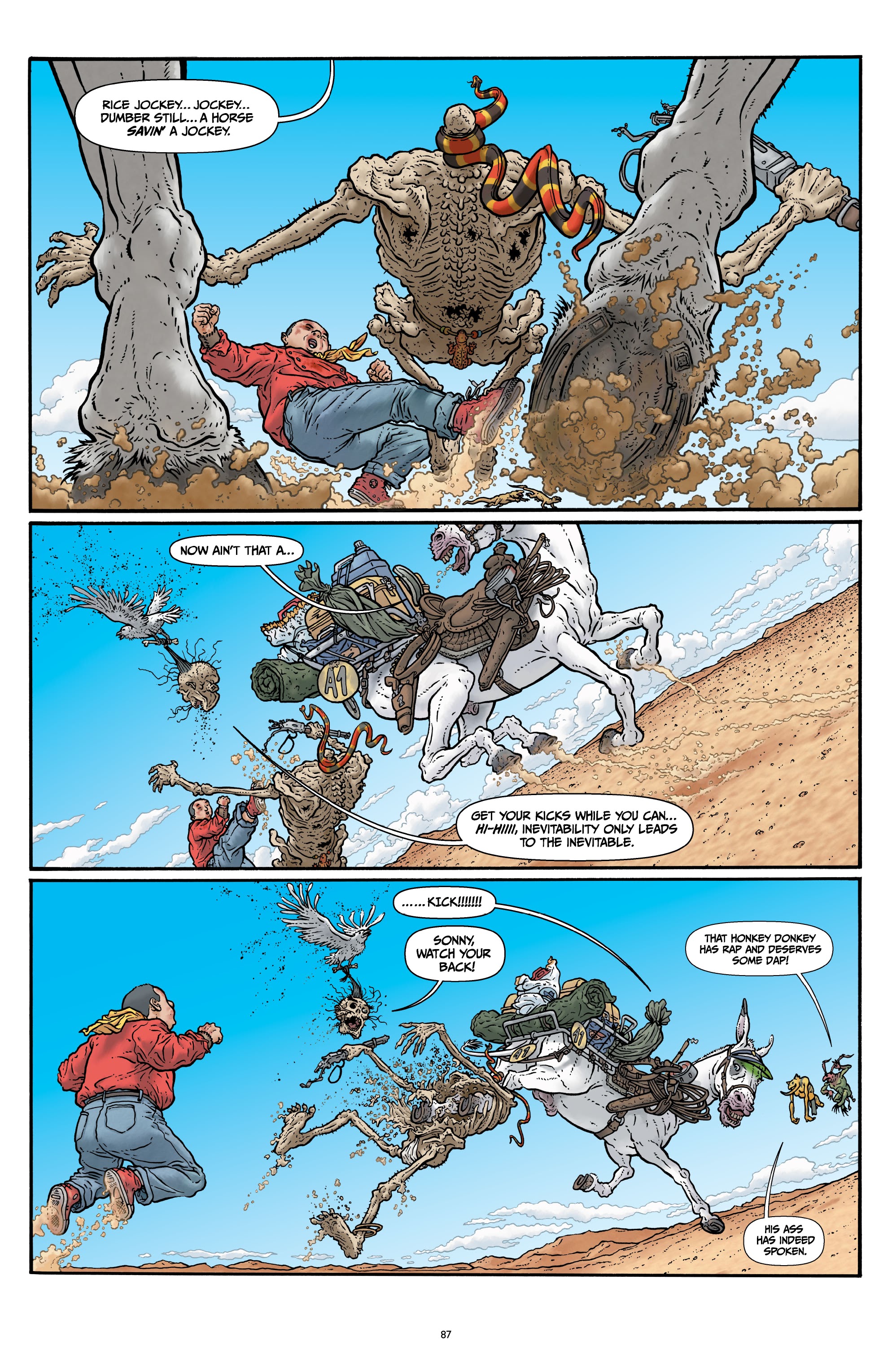 Read online Shaolin Cowboy comic -  Issue # _Start Trek (Part 1) - 66