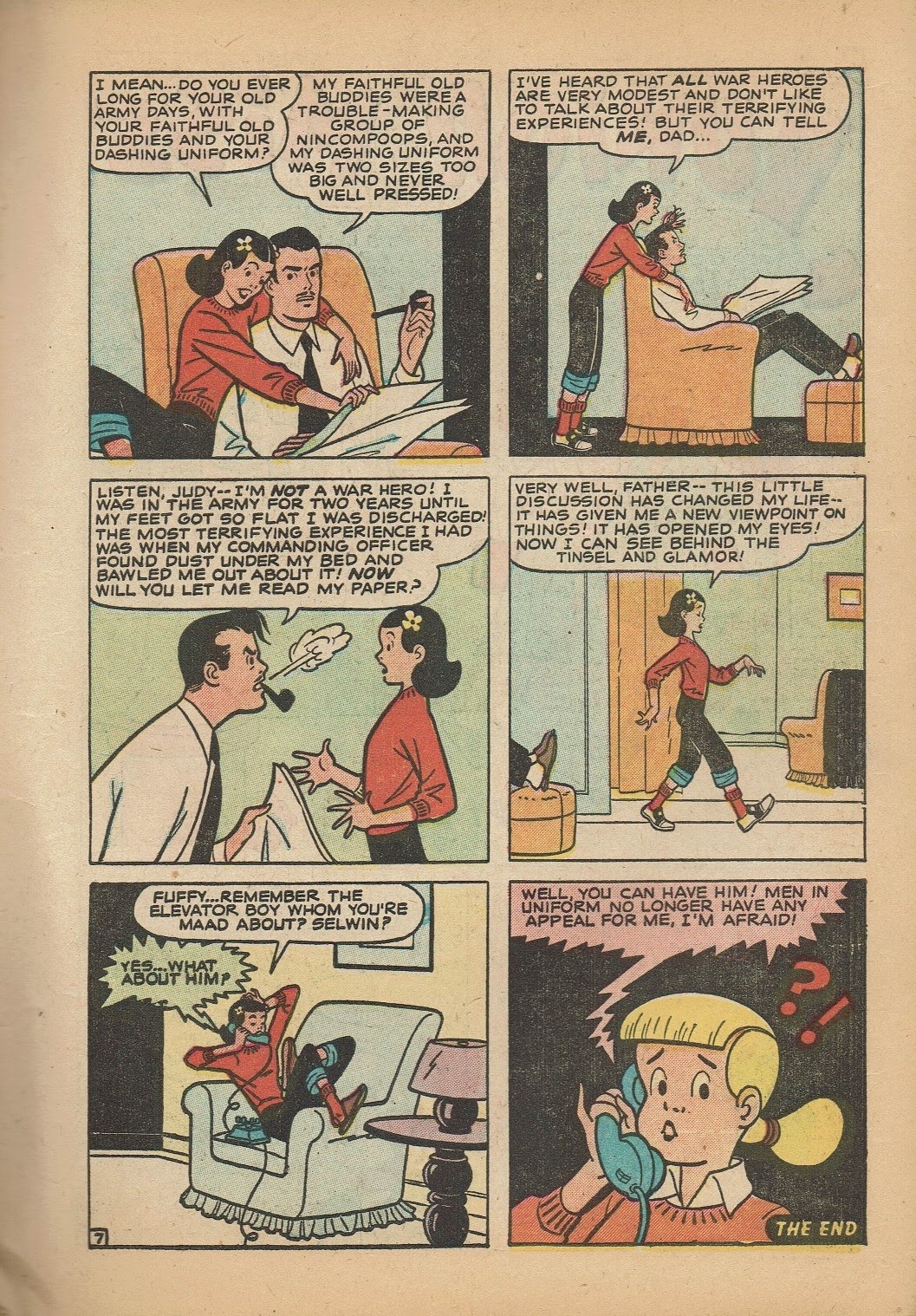 Read online Junior Miss (1947) comic -  Issue #38 - 9