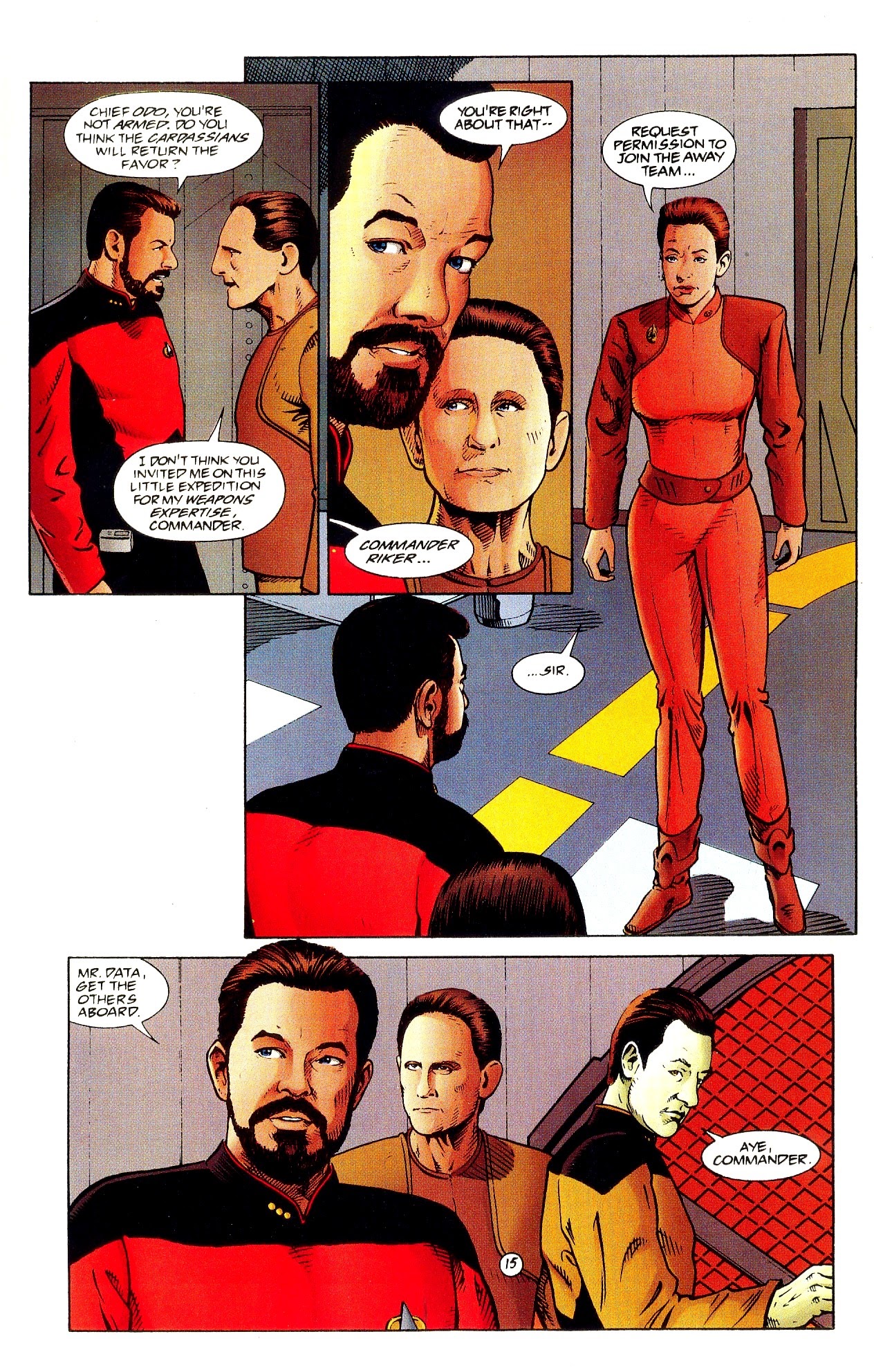 Read online Star Trek: Deep Space Nine/The Next Generation comic -  Issue #1 - 17