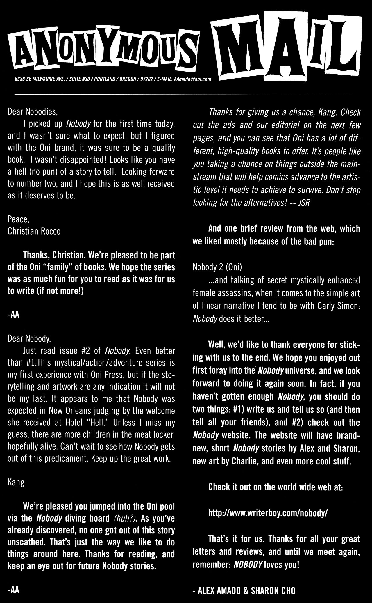 Read online Nobody comic -  Issue #4 - 27