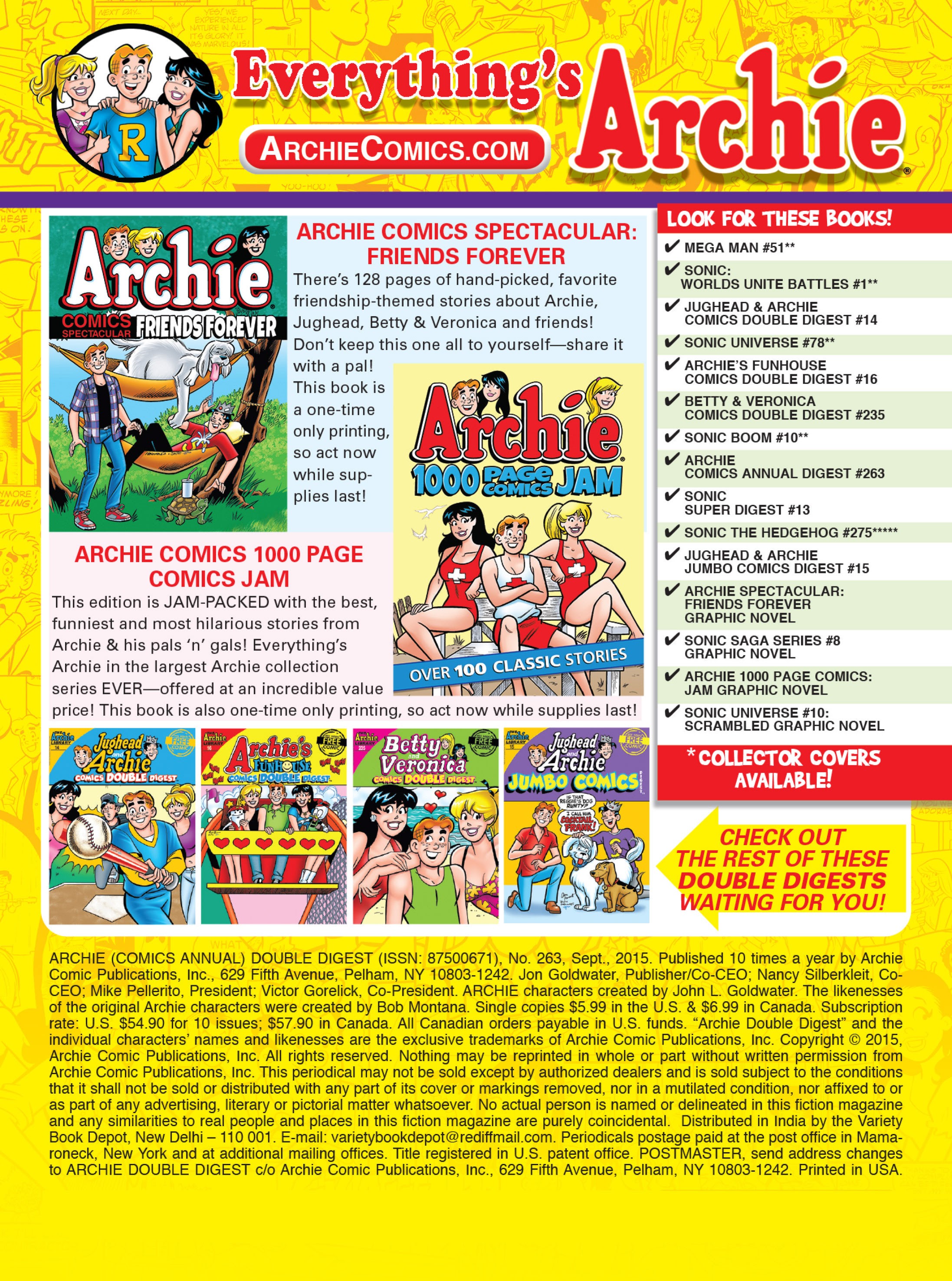 Read online Archie's Double Digest Magazine comic -  Issue #263 - 184